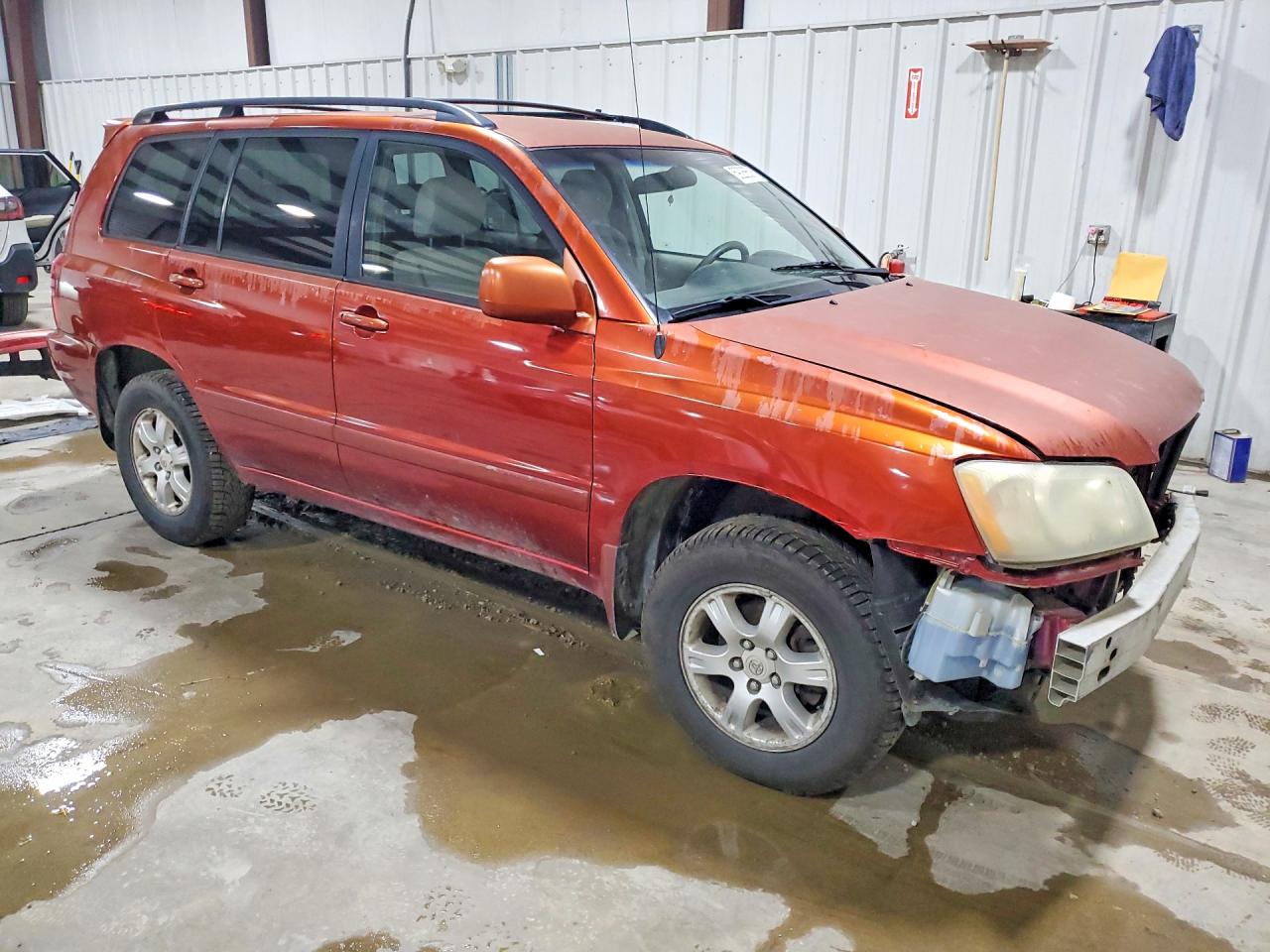 2003 Toyota Highlander Limited Orange vin: JTEHF21A630133530