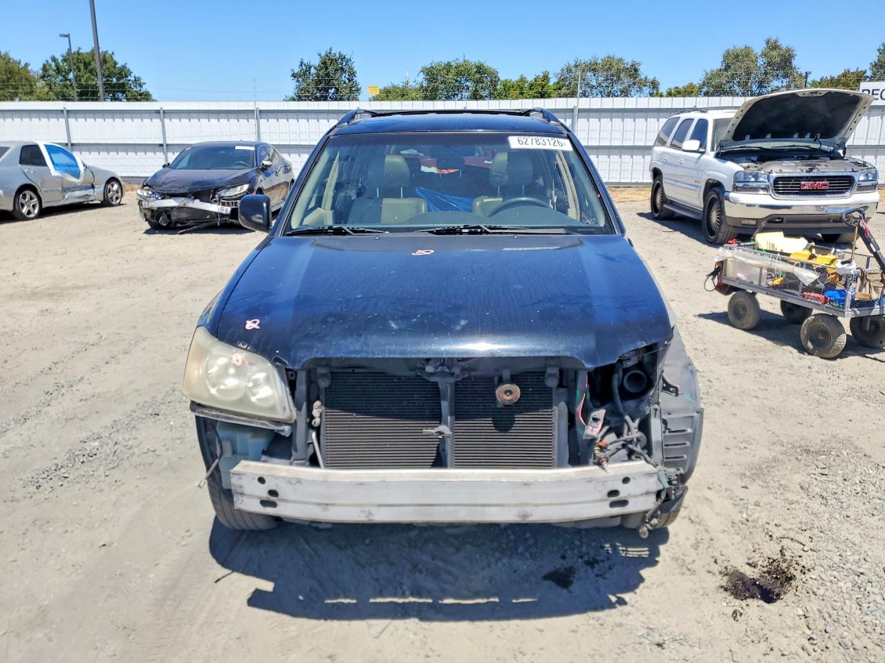 2002 Toyota Highlander Limited Black vin: JTEHF21A720087575