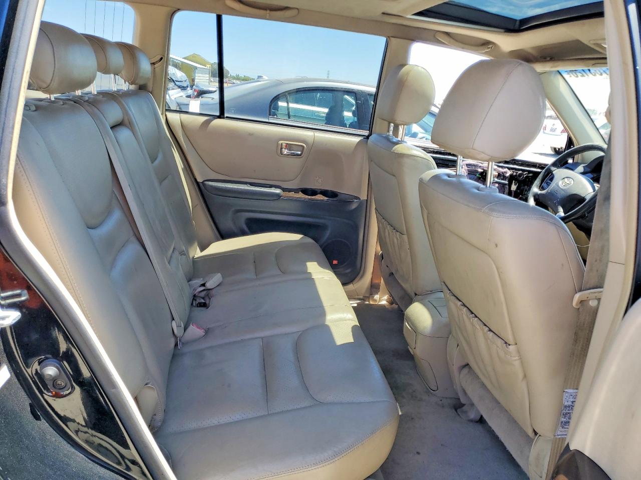 2002 Toyota Highlander Limited Black vin: JTEHF21A720087575