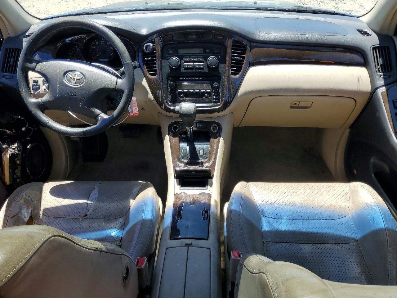2002 Toyota Highlander Limited Black vin: JTEHF21A720087575