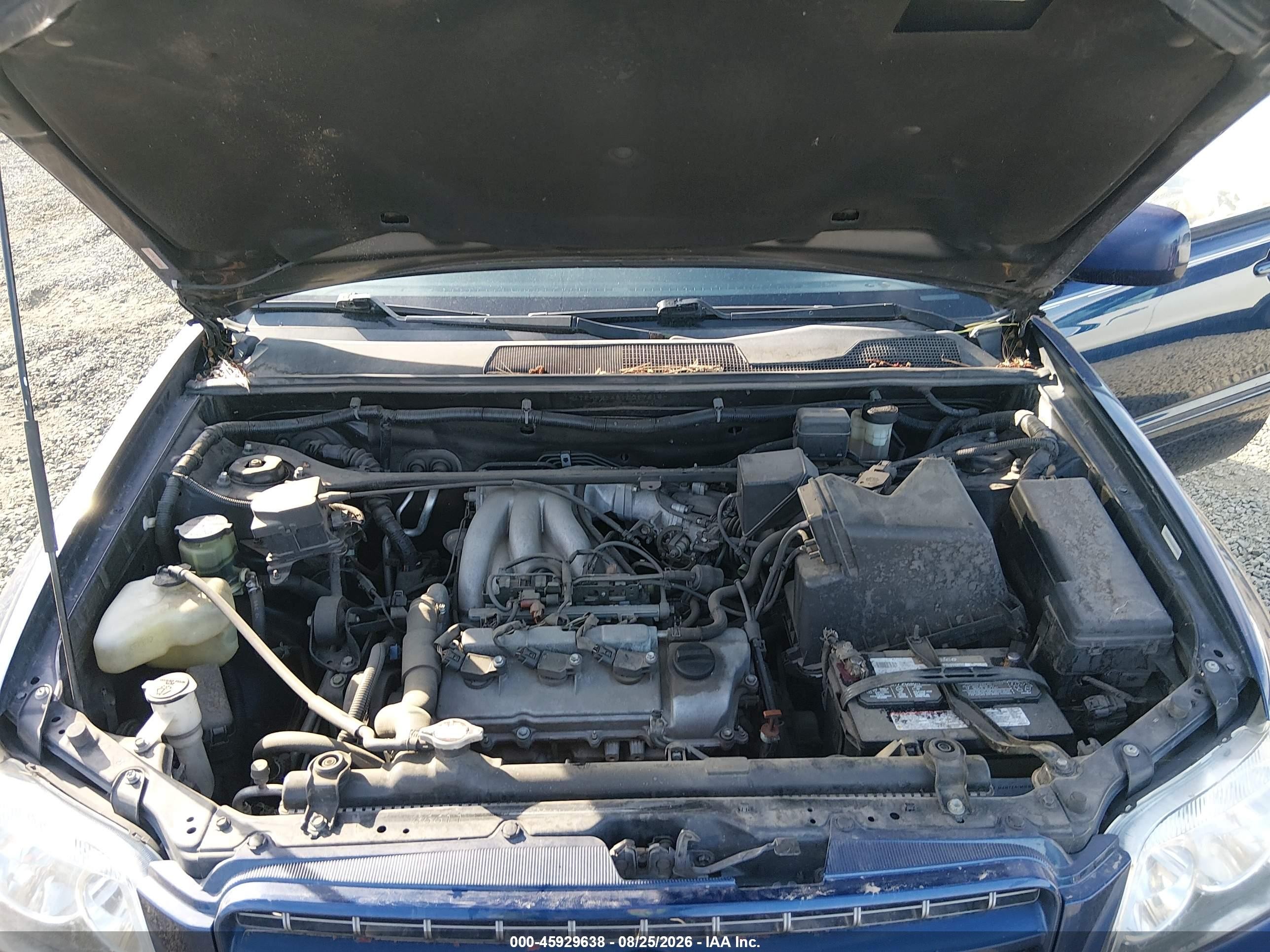 2001 Toyota Highlander V6 Blue vin: JTEHF21A810017615