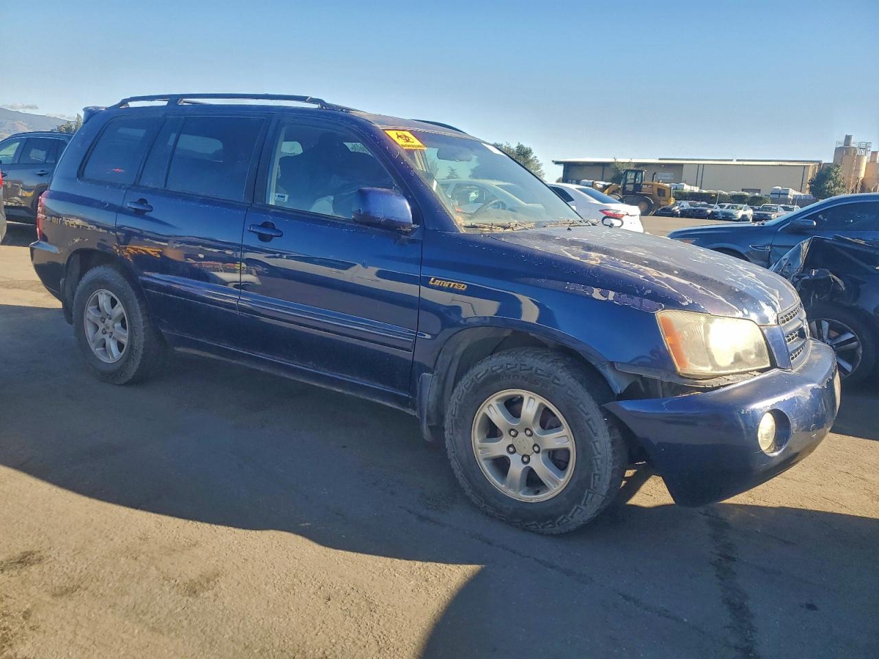 2001 Toyota Highlander Синий vin: JTEHF21A810019719