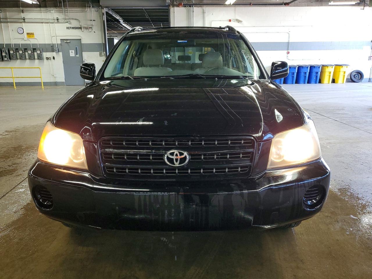 2002 Toyota Highlander Limited Black vin: JTEHF21A820046937