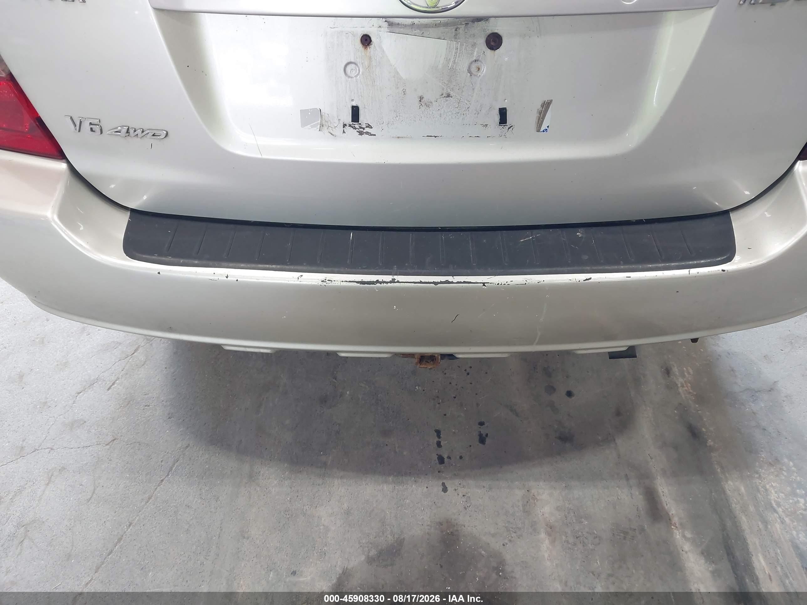 2003 Toyota Highlander V6 Silver vin: JTEHF21A830128796