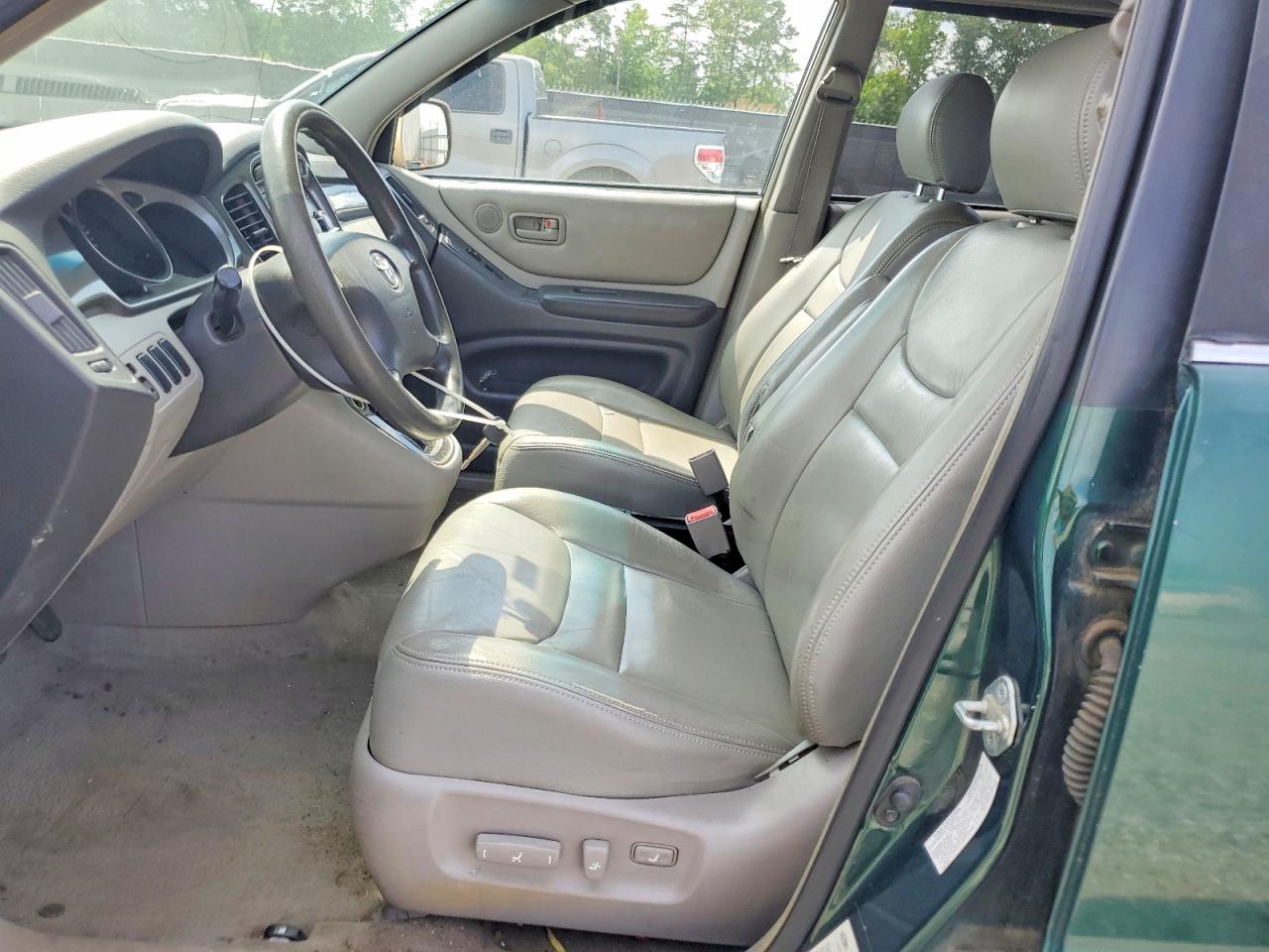 2001 Toyota Highlander Base Green vin: JTEHF21A910017042