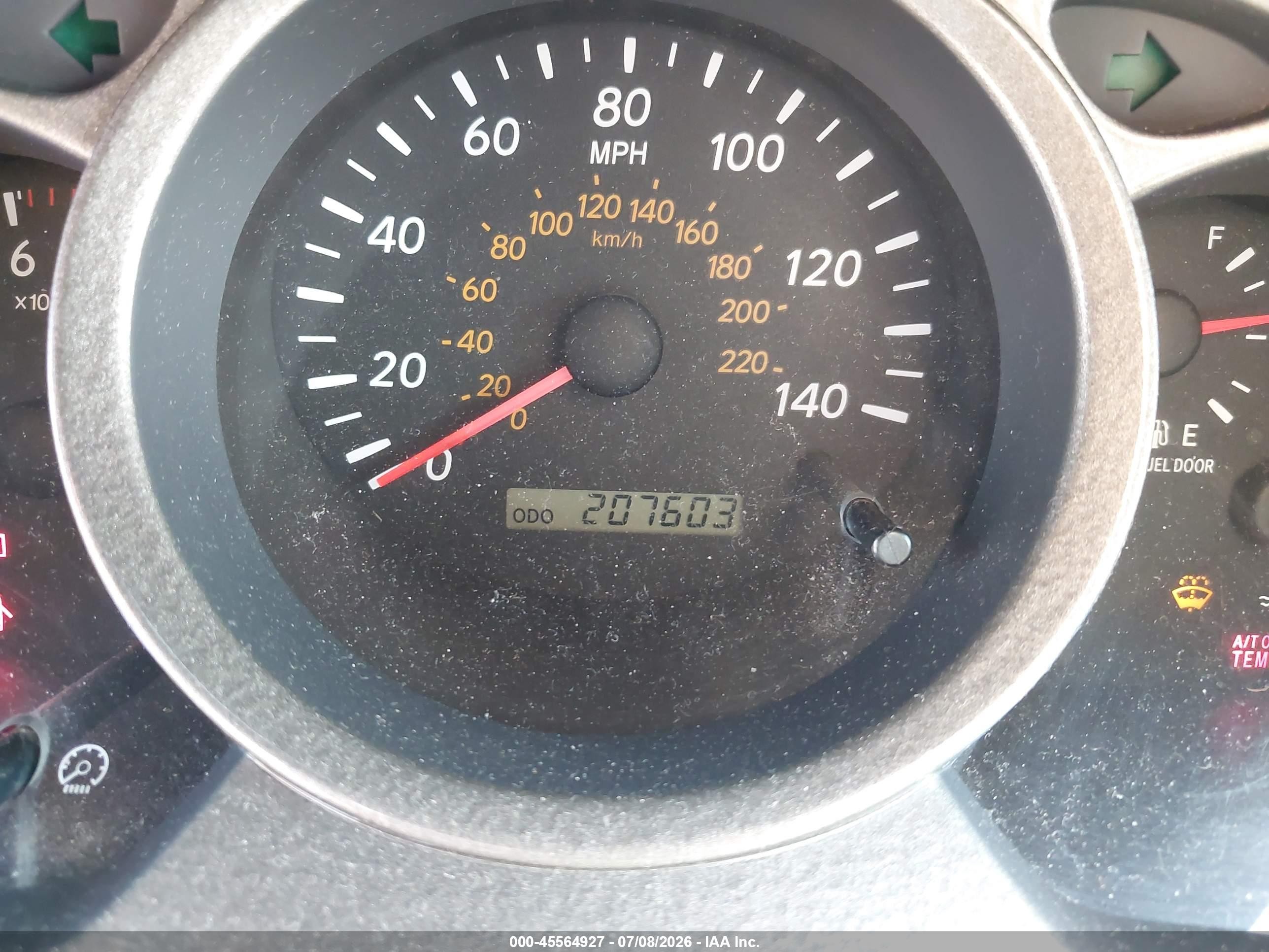2001 Toyota Highlander V6 Gold vin: JTEHF21A910036092