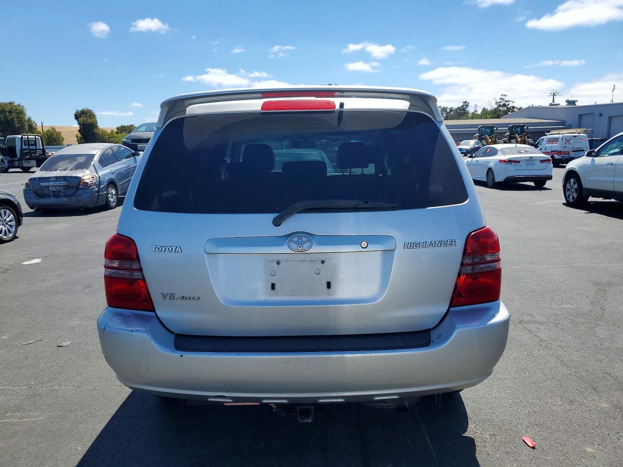 2002 Toyota Highlander Limited Silver vin: JTEHF21A920073936