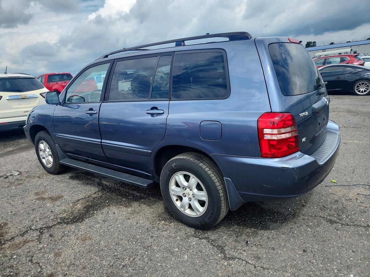 2003 Toyota Highlander Limited Blue vin: JTEHF21A930116446