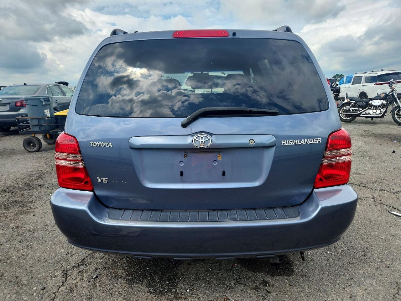 2003 Toyota Highlander Limited Blue vin: JTEHF21A930116446