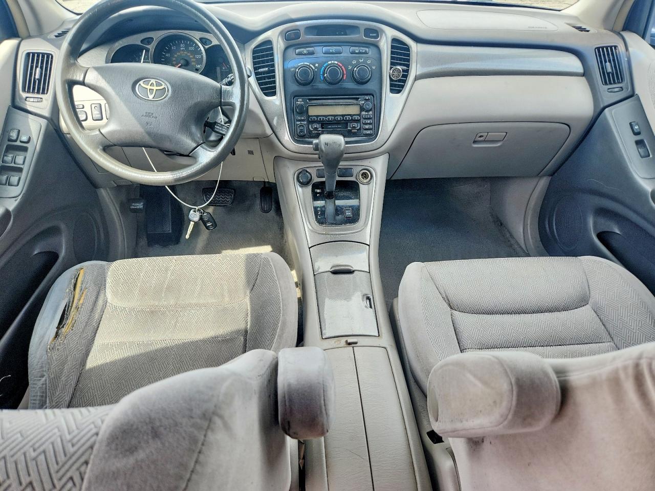 2003 Toyota Highlander Limited Blue vin: JTEHF21A930116446