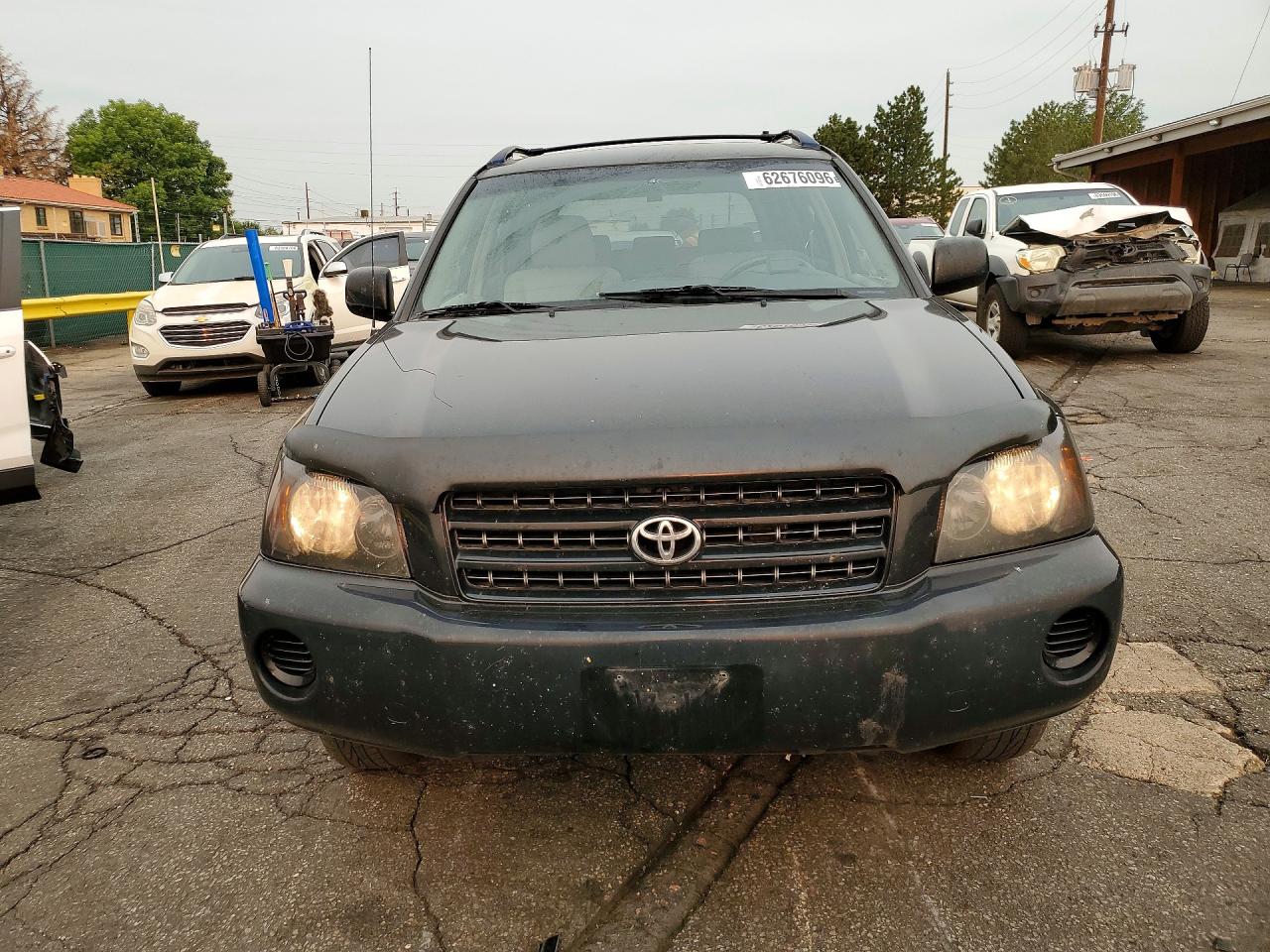 2003 Toyota Highlander Limited Black vin: JTEHF21A930120027