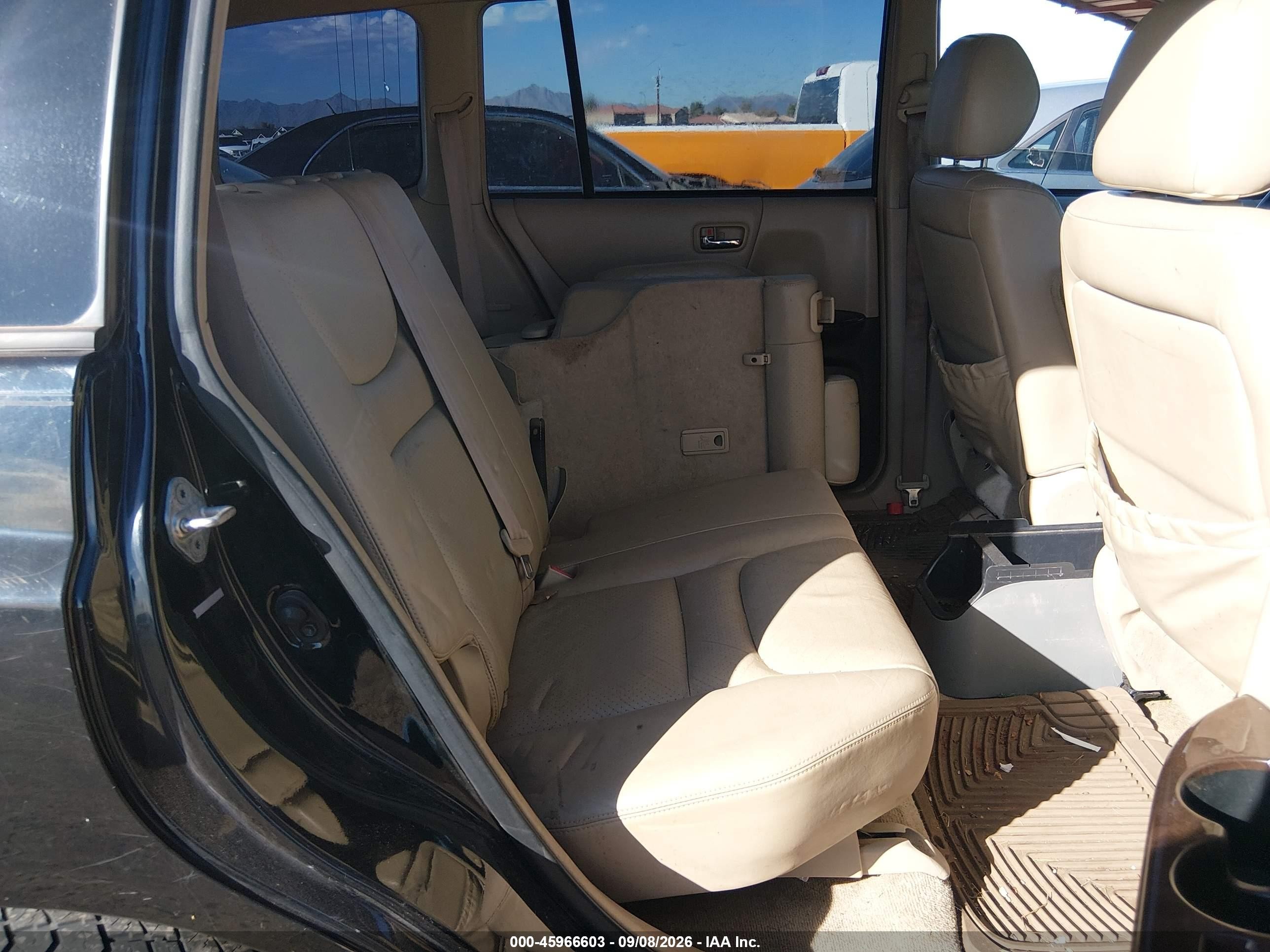 2001 Toyota Highlander V6 Black vin: JTEHF21AX10016014