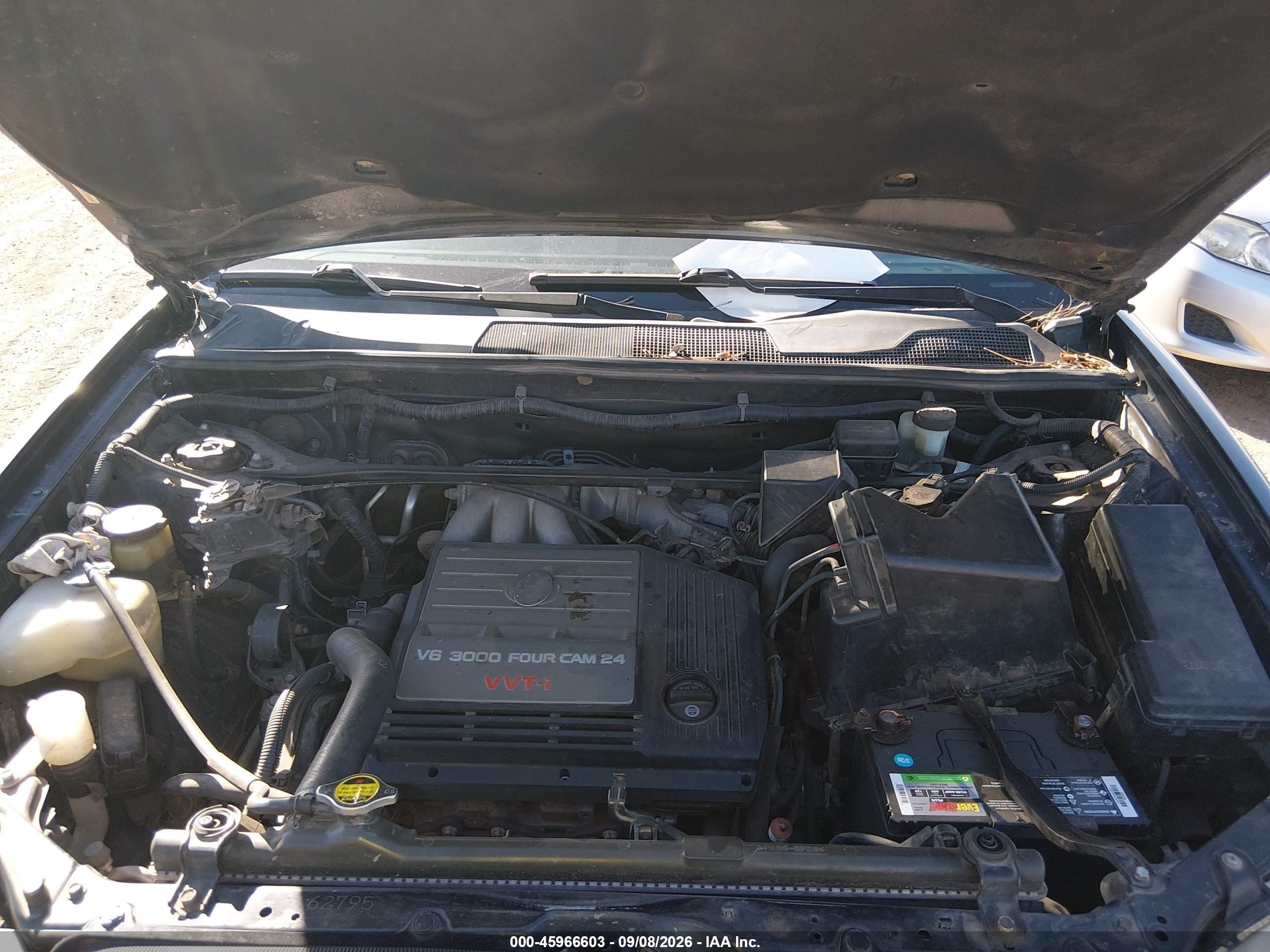 2001 Toyota Highlander V6 Black vin: JTEHF21AX10016014