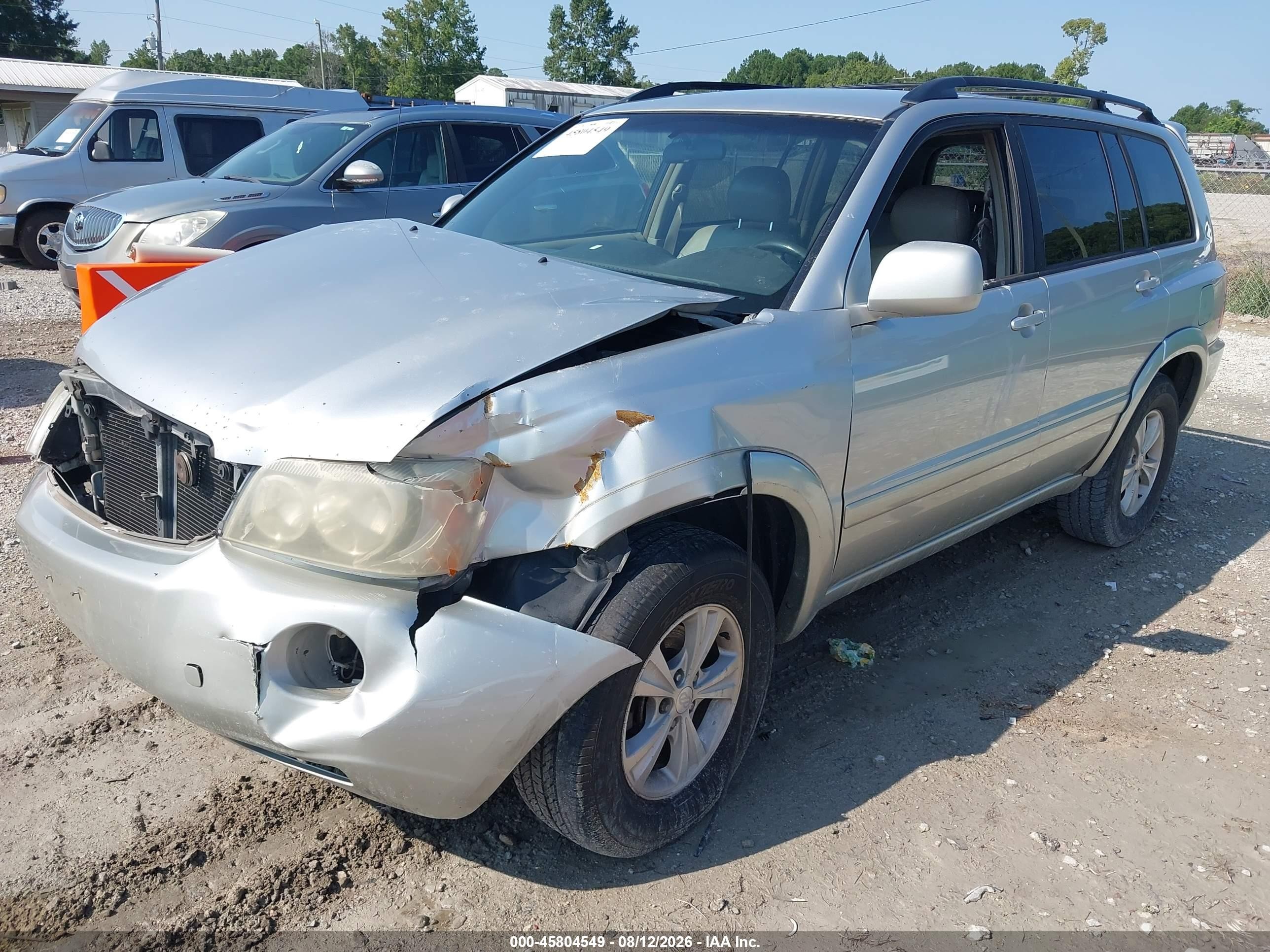2001 Toyota Highlander V6 Gray vin: JTEHF21AX10022959