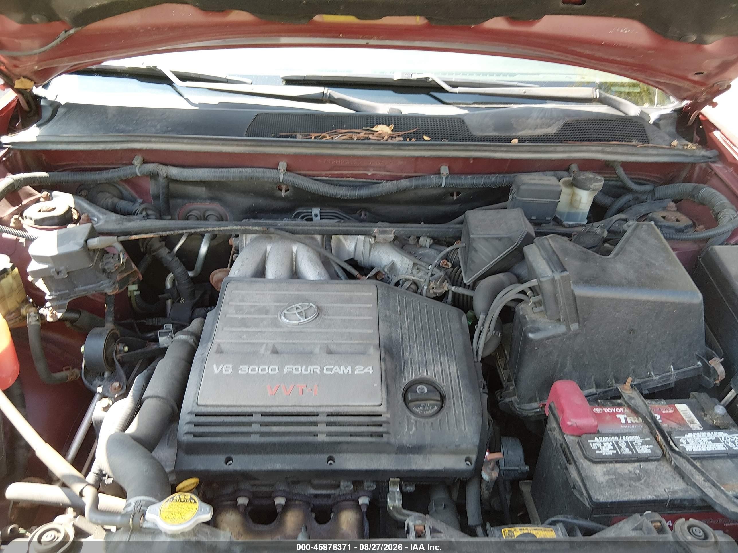 2001 Toyota Highlander V6 Orange vin: JTEHF21AX10036652