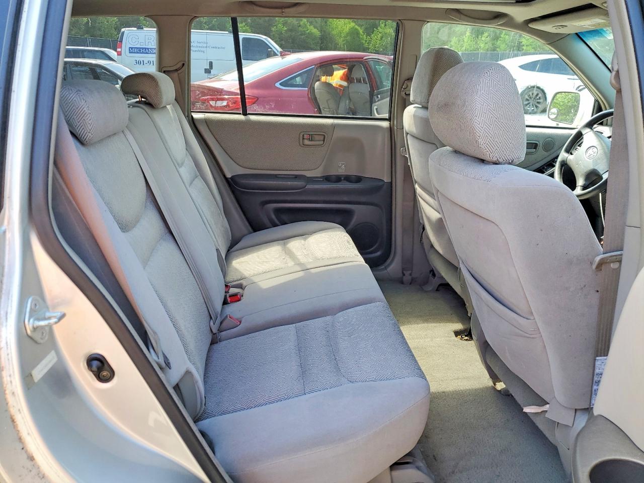 2001 Toyota Highlander Base Silver vin: JTEHF21AX10040121