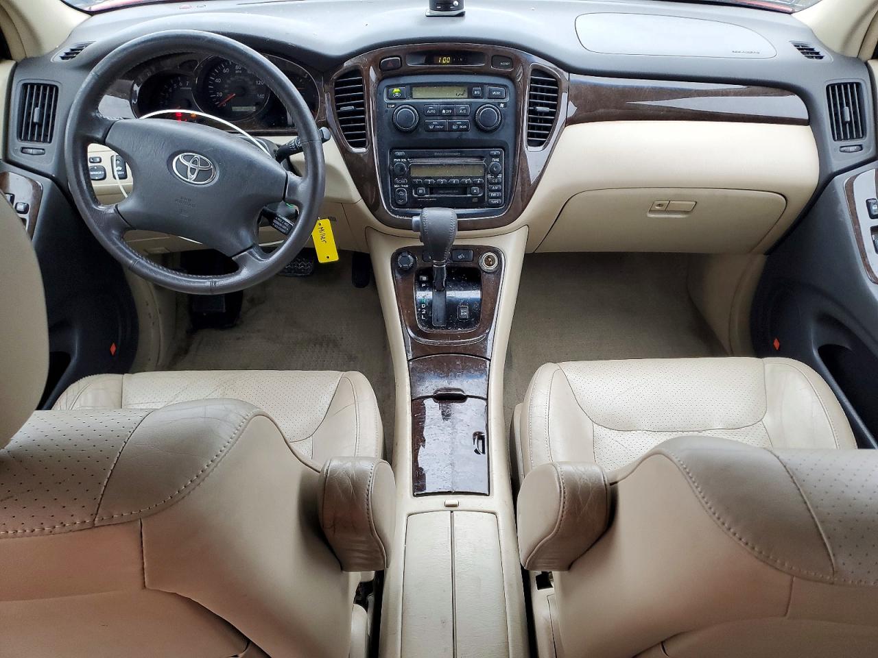 2003 Toyota Highlander Limited Red vin: JTEHF21AX30101602