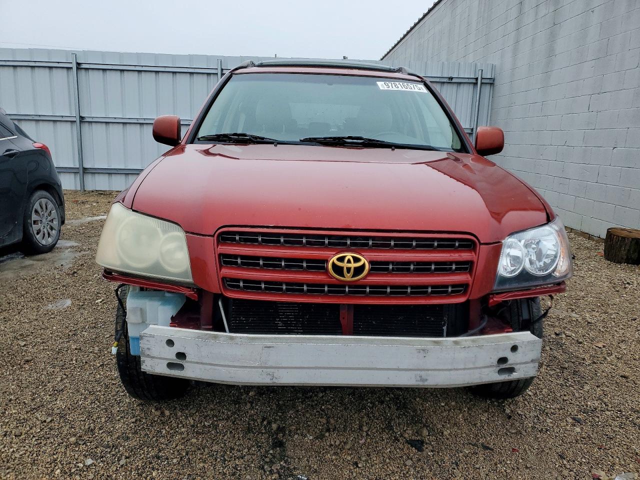 2003 Toyota Highlander Limited Red vin: JTEHF21AX30101602