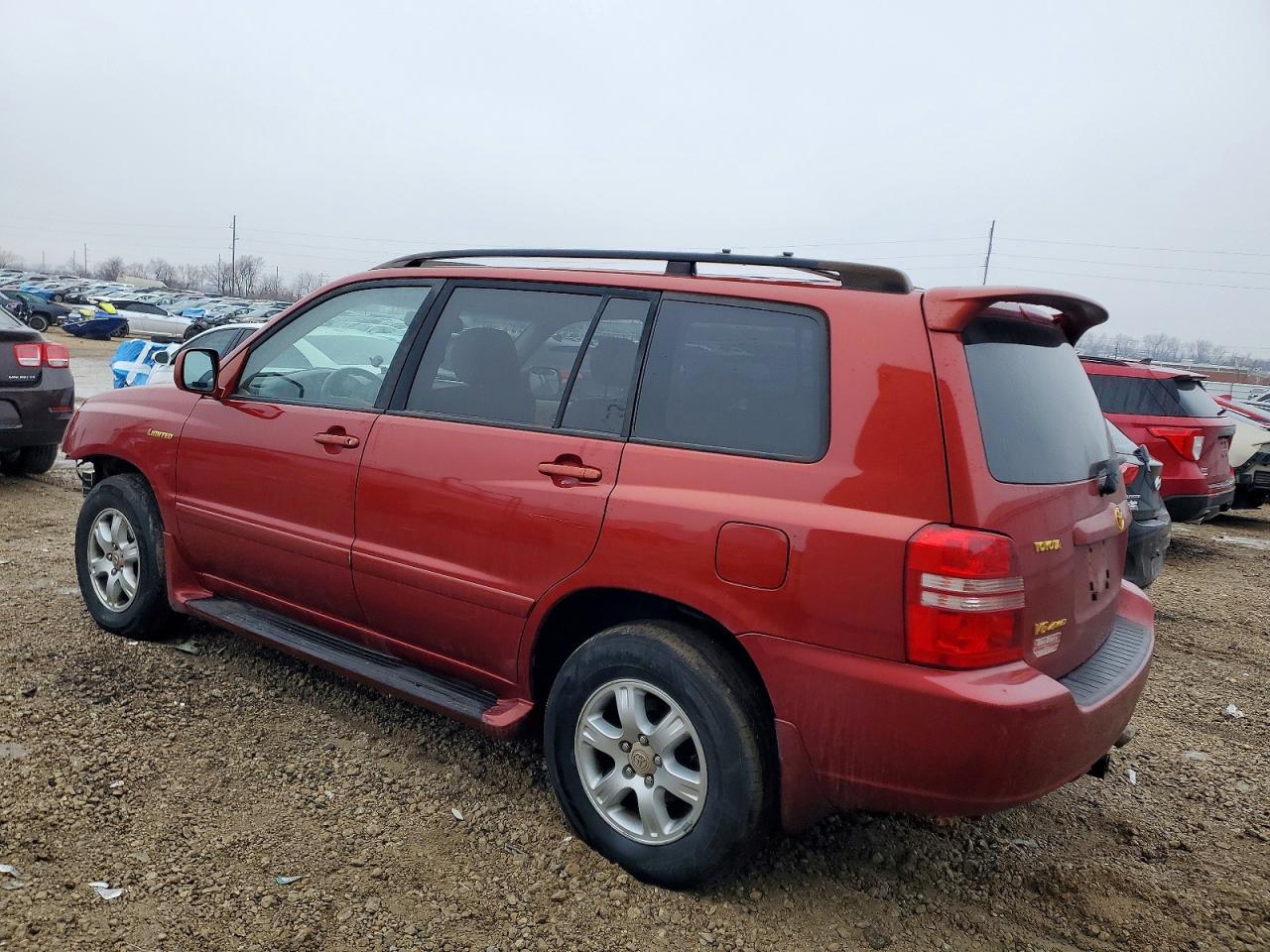 2003 Toyota Highlander Limited Red vin: JTEHF21AX30101602