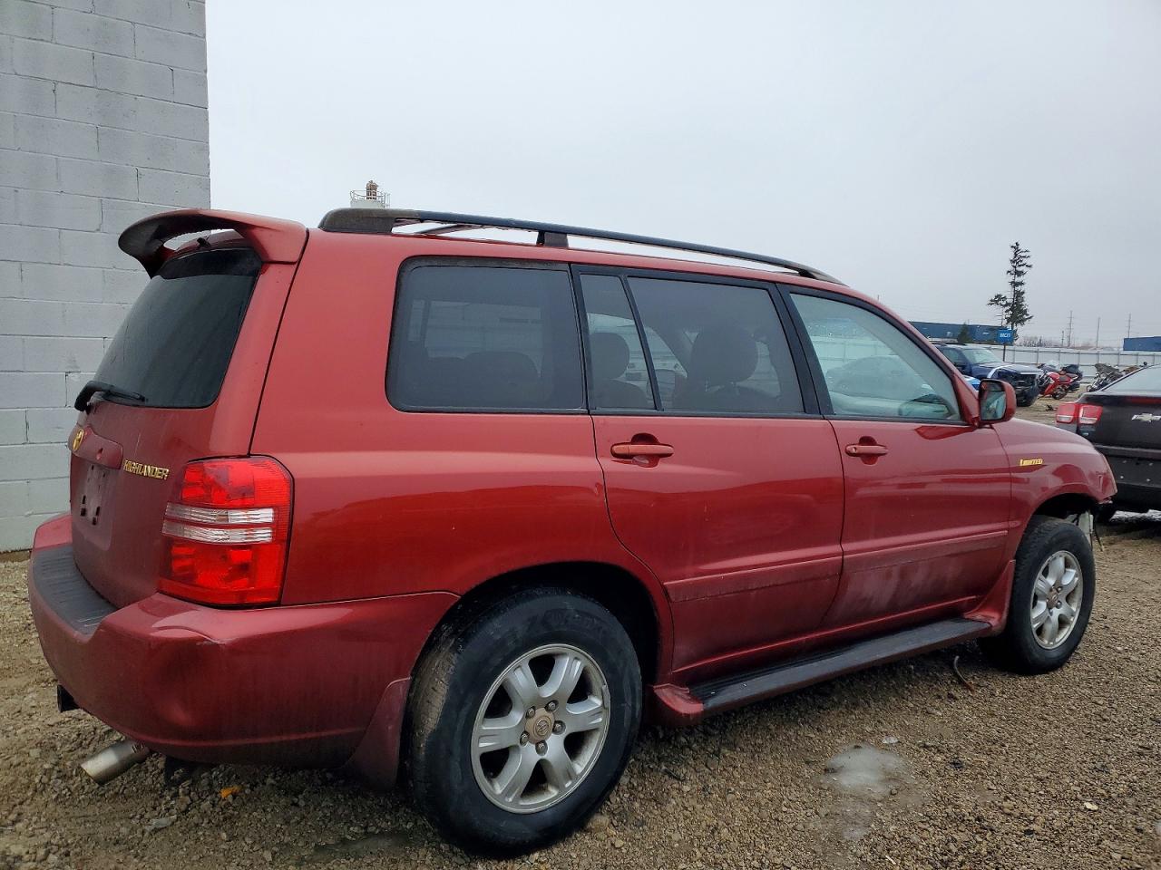 2003 Toyota Highlander Limited Red vin: JTEHF21AX30101602