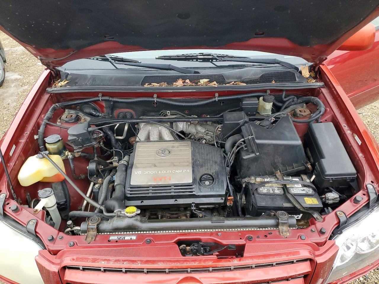 2003 Toyota Highlander Limited Red vin: JTEHF21AX30101602