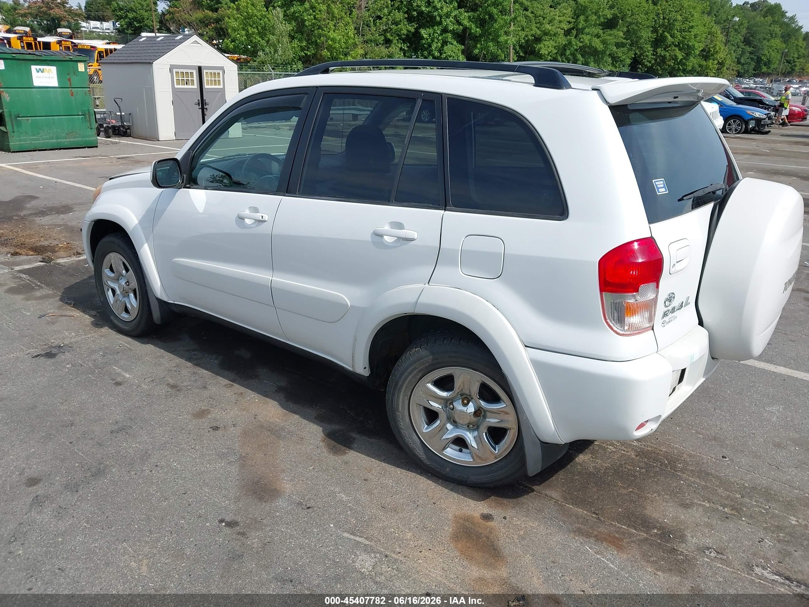 2002 Toyota Rav4   White vin: JTEHH20V020152149
