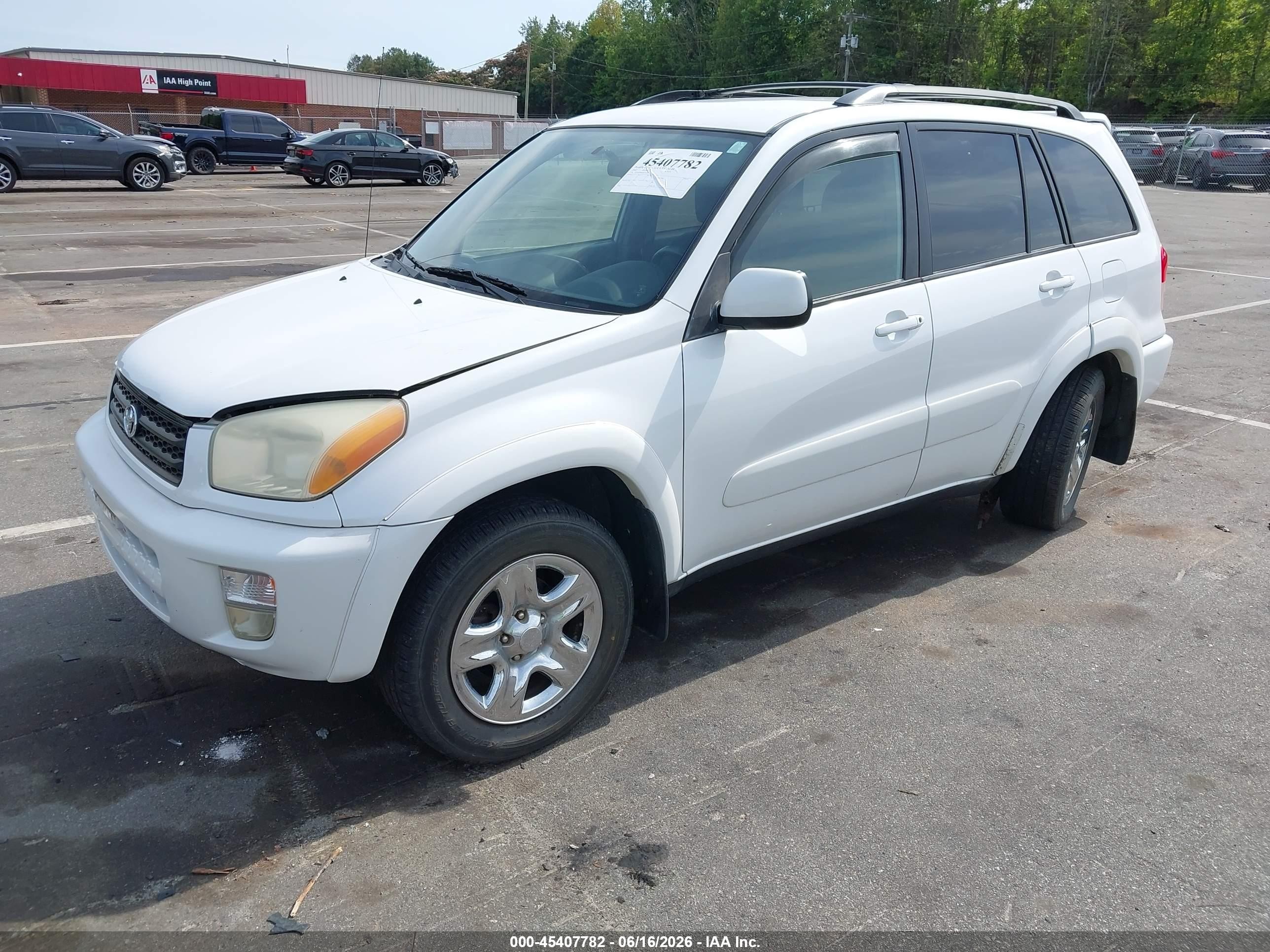 2002 Toyota Rav4   White vin: JTEHH20V020152149