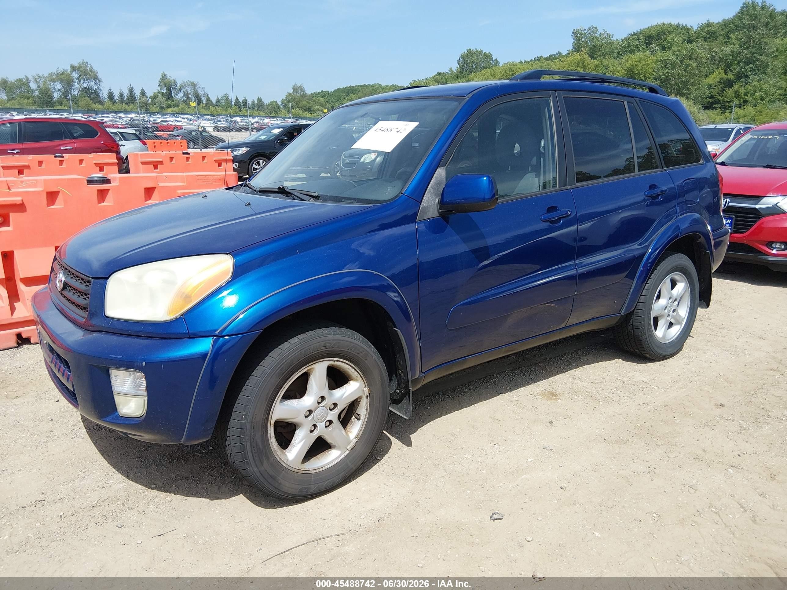 2002 Toyota Rav4   Blue vin: JTEHH20V026028251