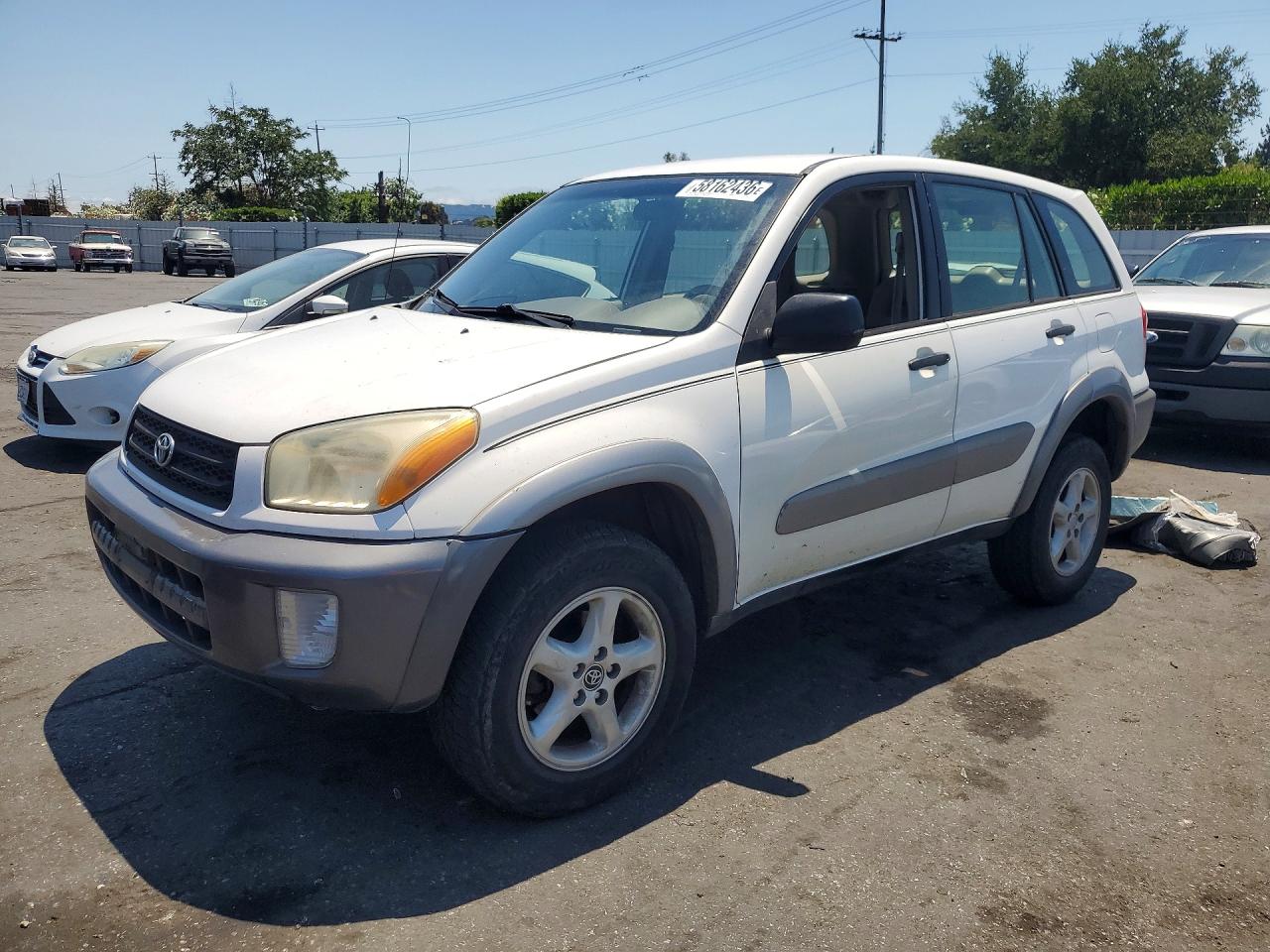 2002 Toyota Rav4 Base White vin: JTEHH20V026061220