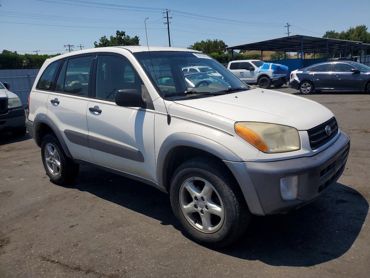 2002 Toyota Rav4 Base White vin: JTEHH20V026061220