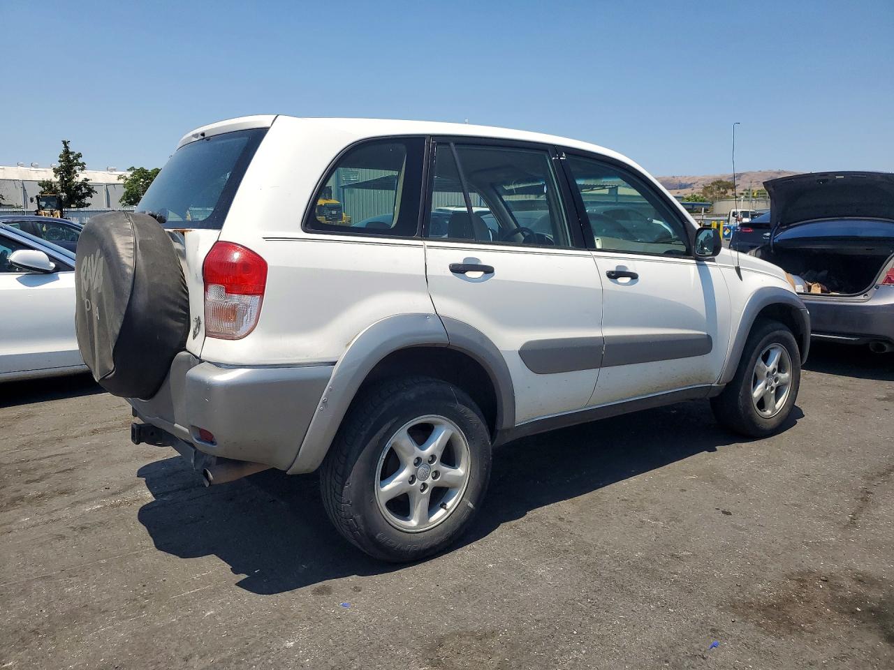 2002 Toyota Rav4 Base White vin: JTEHH20V026061220