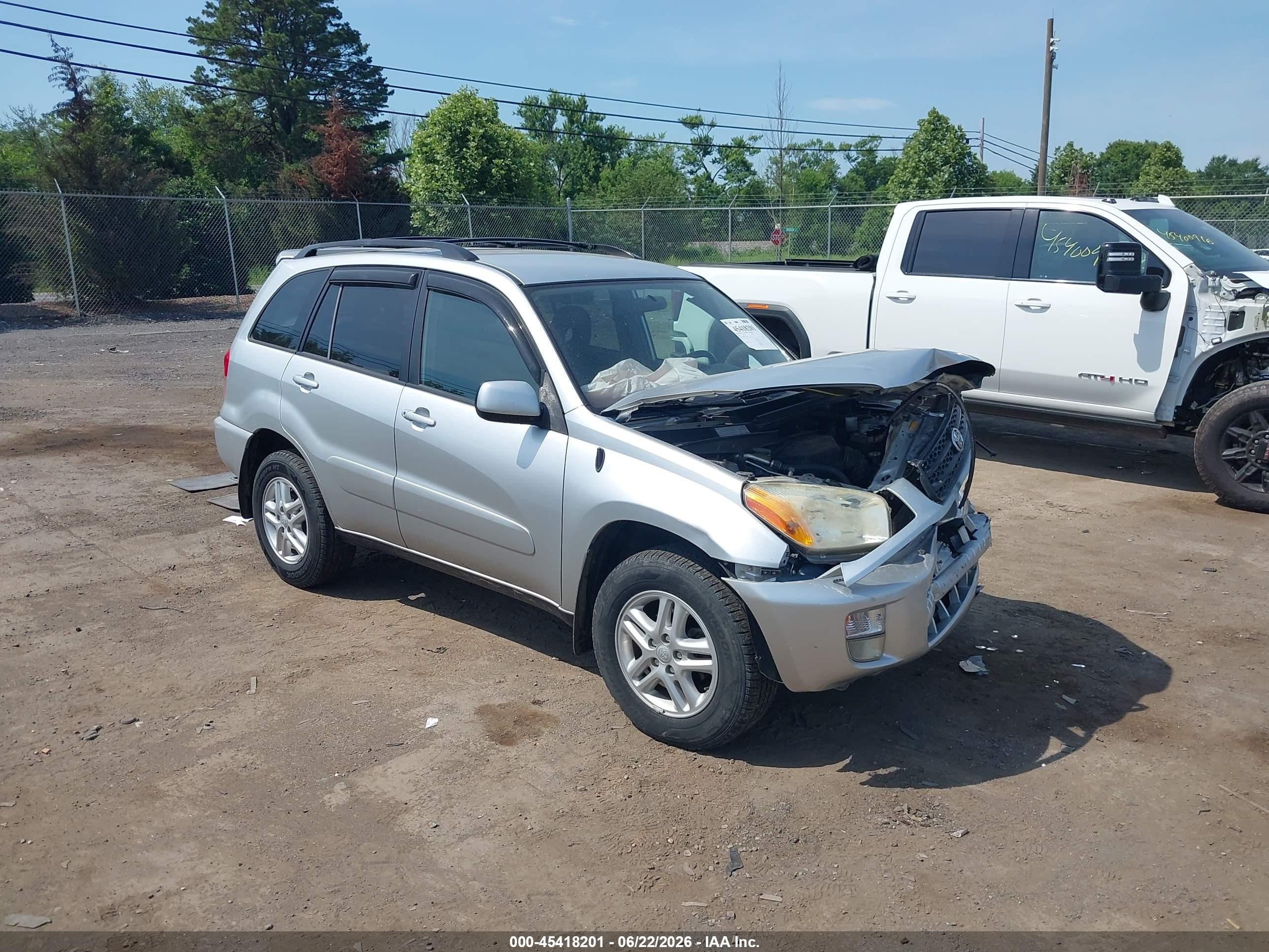 2003 Toyota Rav4   Серебряный vin: JTEHH20V030231399