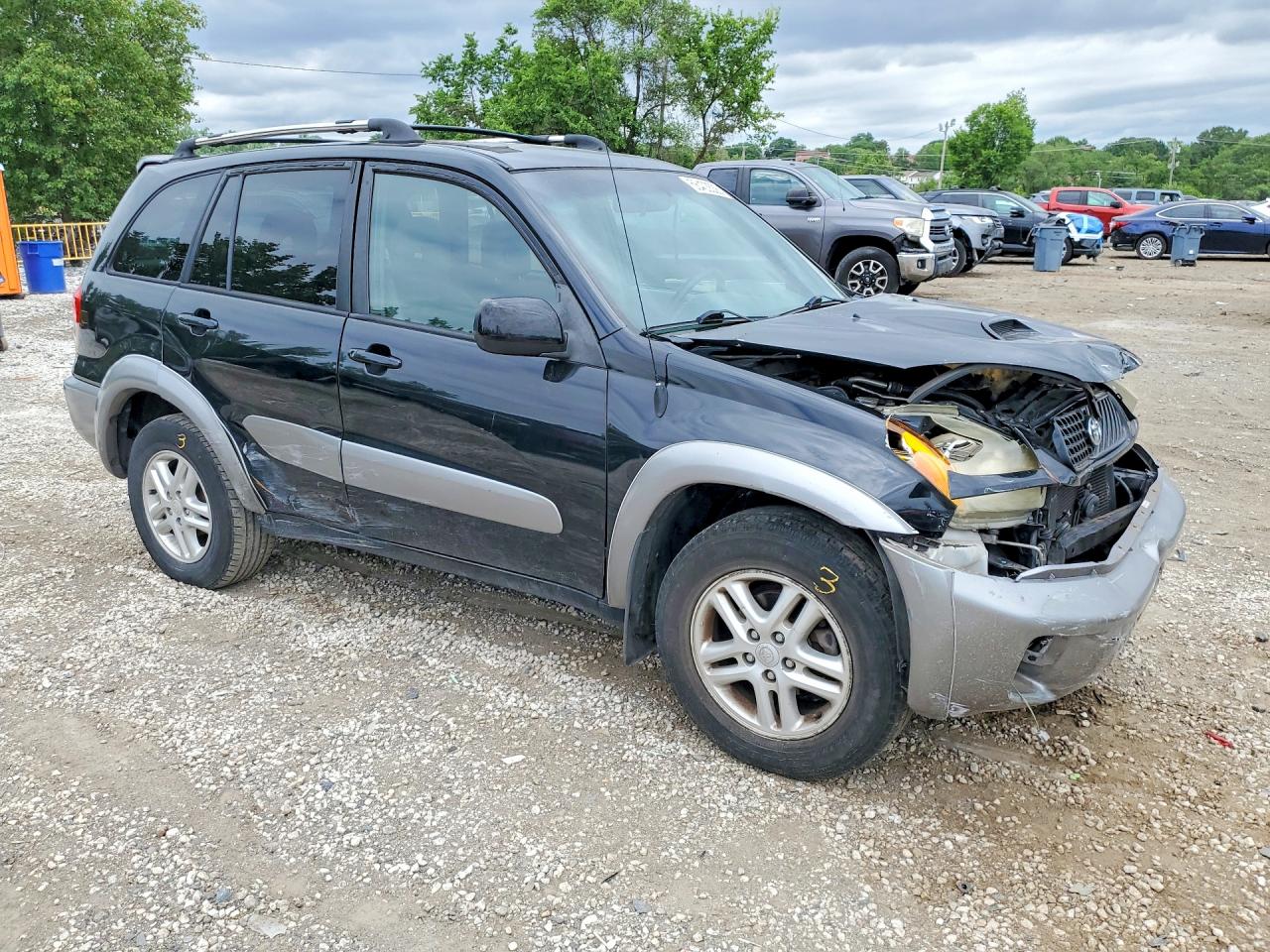 2003 Toyota Rav4 Base Black vin: JTEHH20V030261518