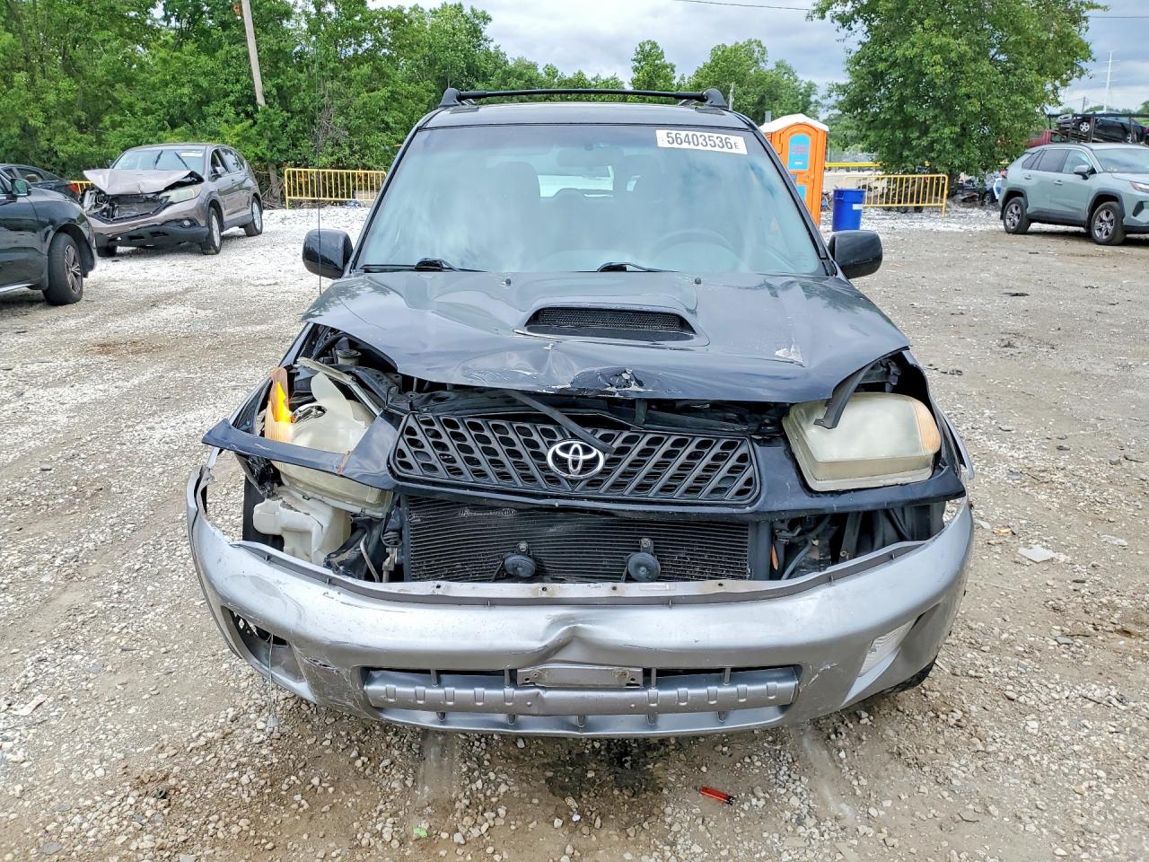 2003 Toyota Rav4 Base Black vin: JTEHH20V030261518