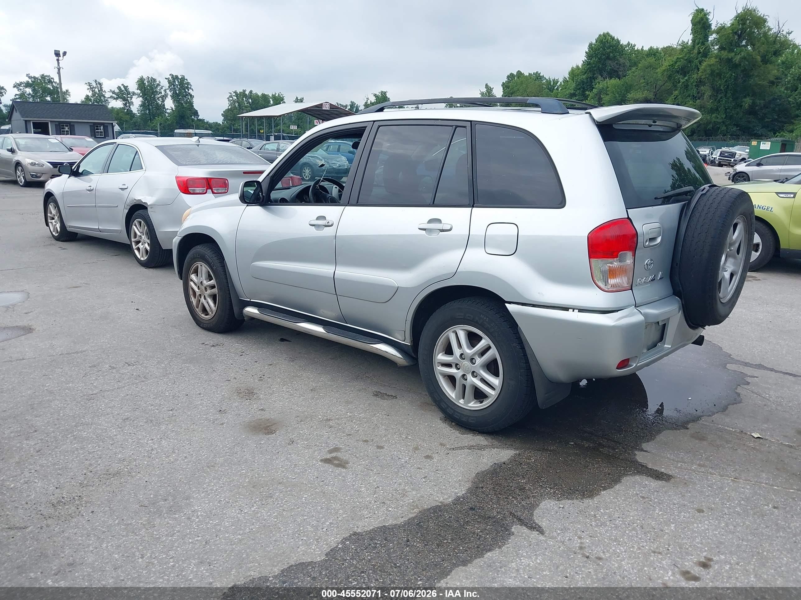 2003 Toyota Rav4   Silver vin: JTEHH20V036087799