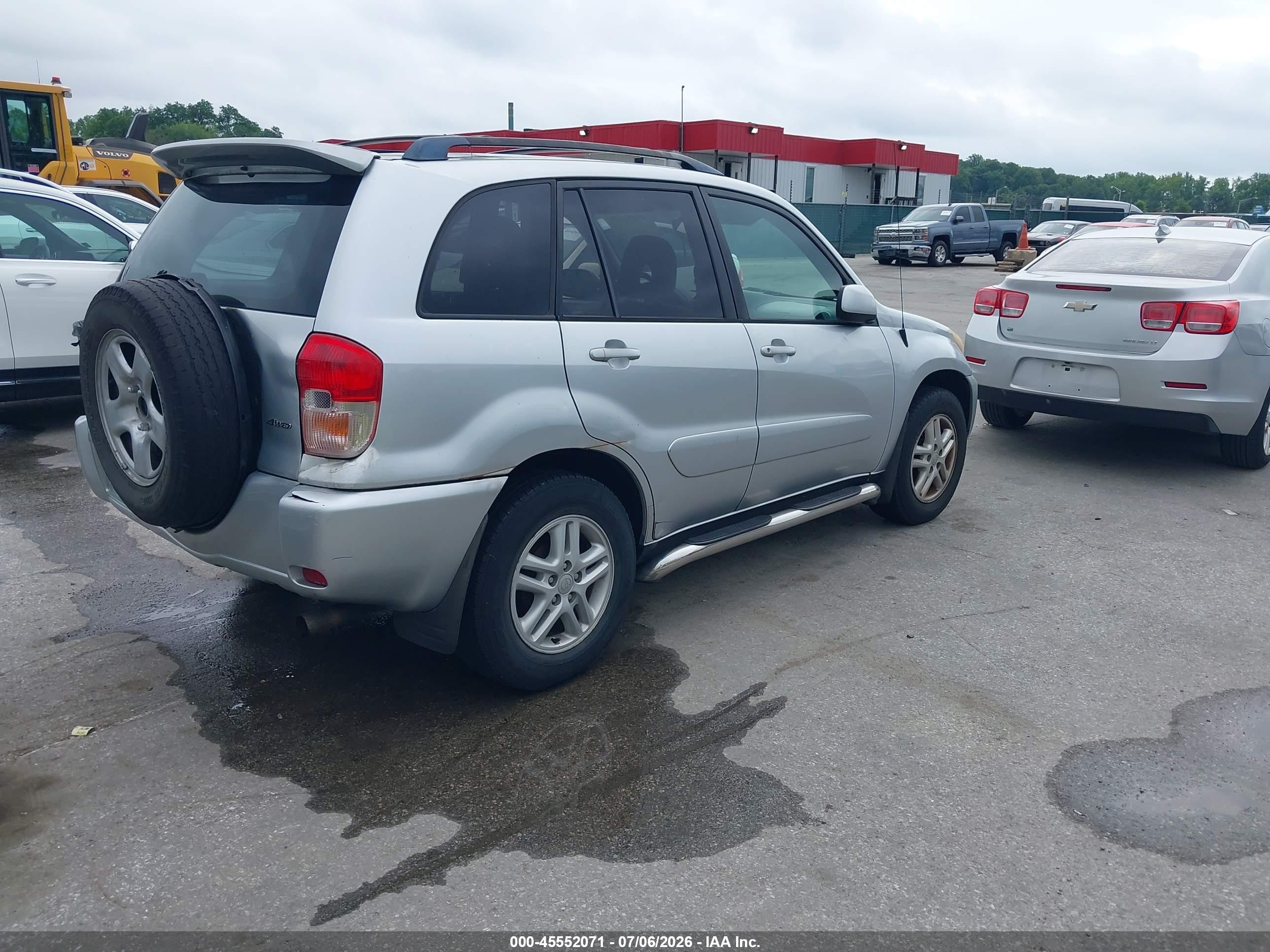 2003 Toyota Rav4   Silver vin: JTEHH20V036087799