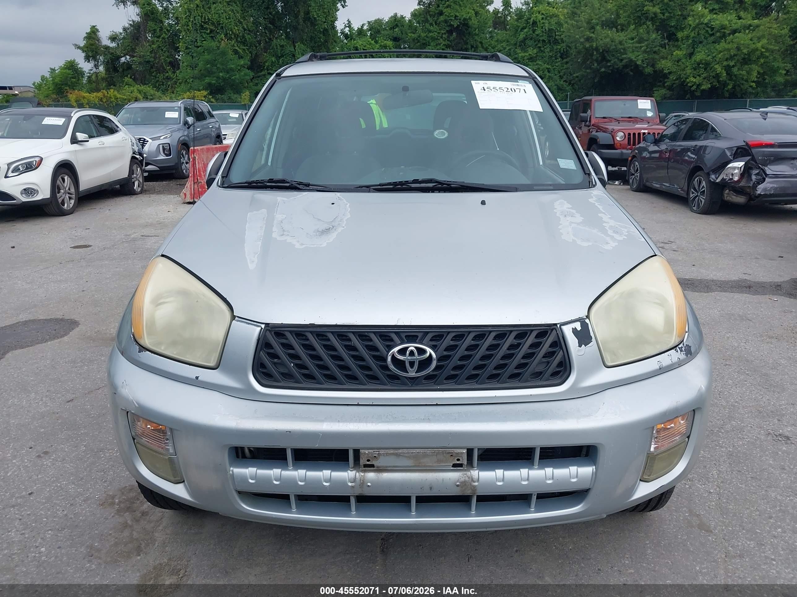 2003 Toyota Rav4   Silver vin: JTEHH20V036087799