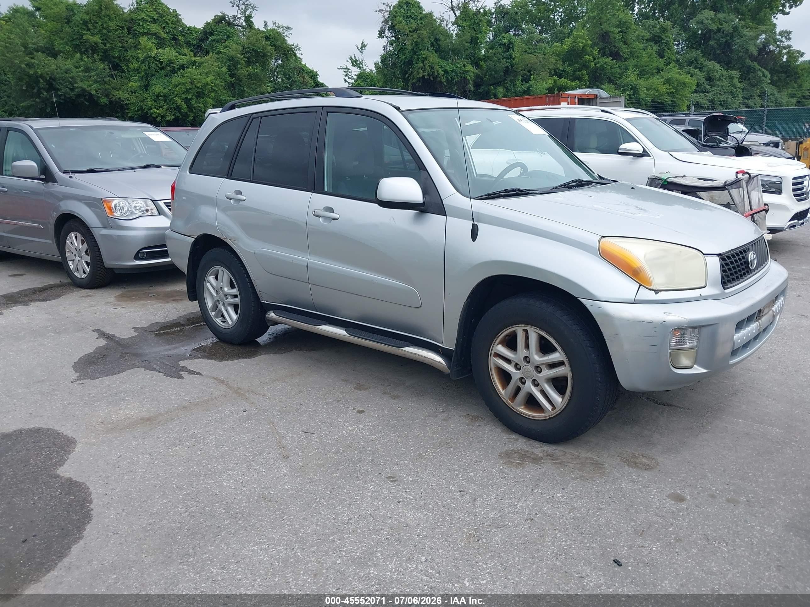 2003 Toyota Rav4   Серебряный vin: JTEHH20V036087799