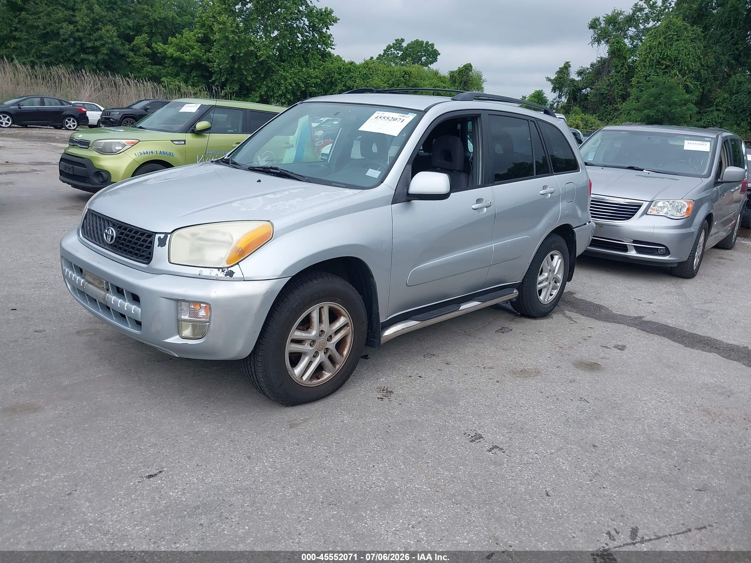 2003 Toyota Rav4   Silver vin: JTEHH20V036087799