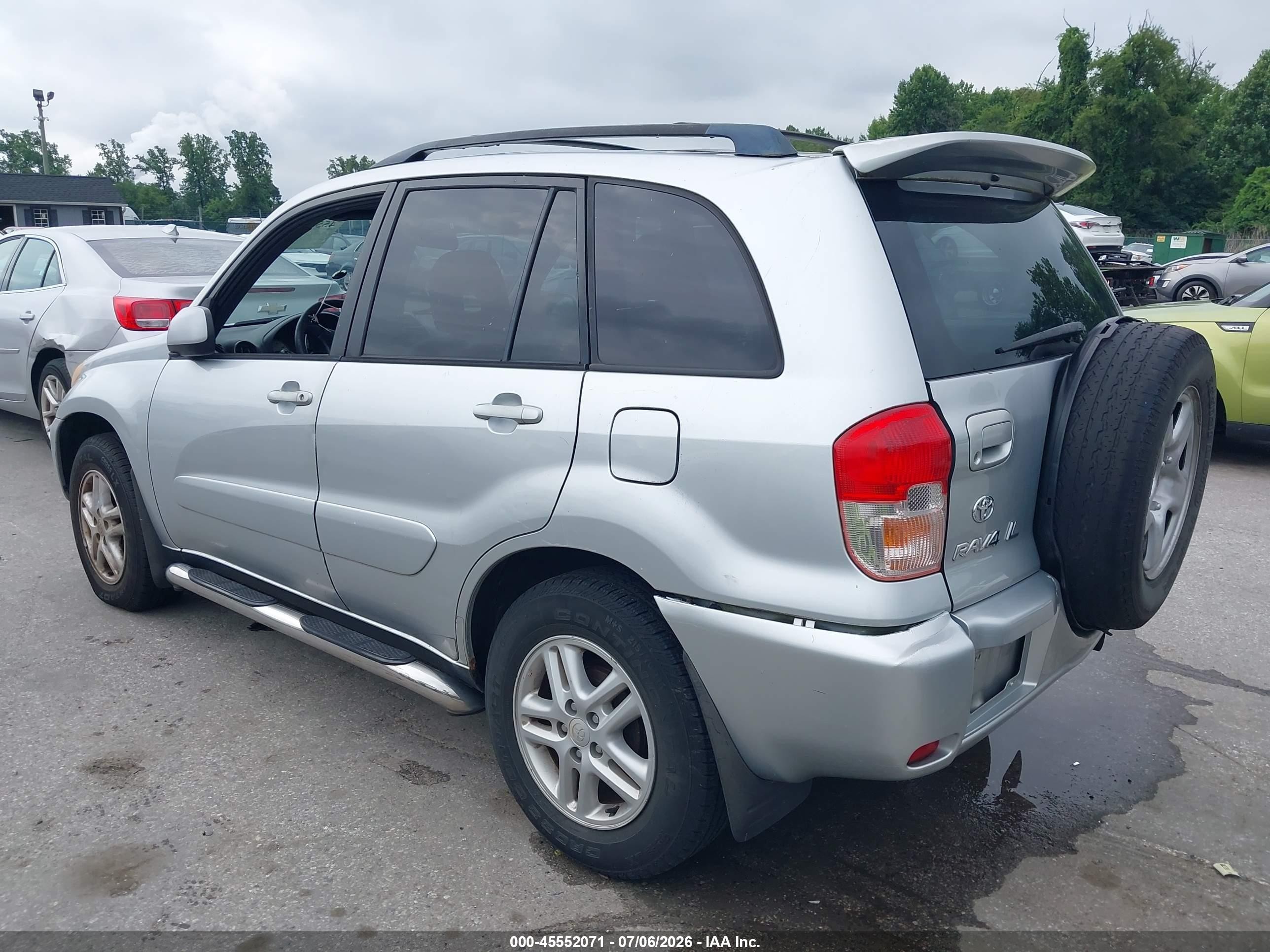 2003 Toyota Rav4   Silver vin: JTEHH20V036087799