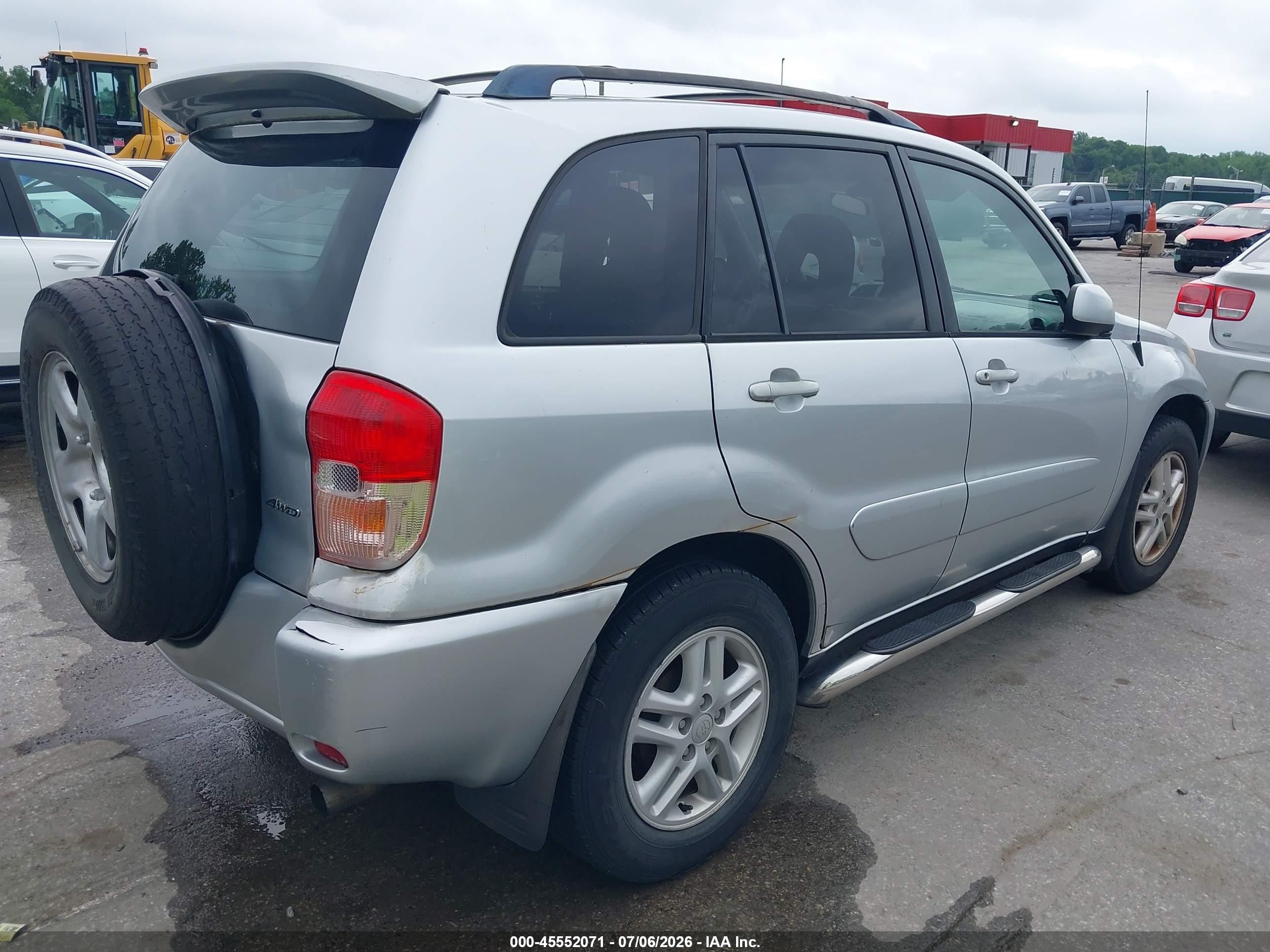 2003 Toyota Rav4   Silver vin: JTEHH20V036087799