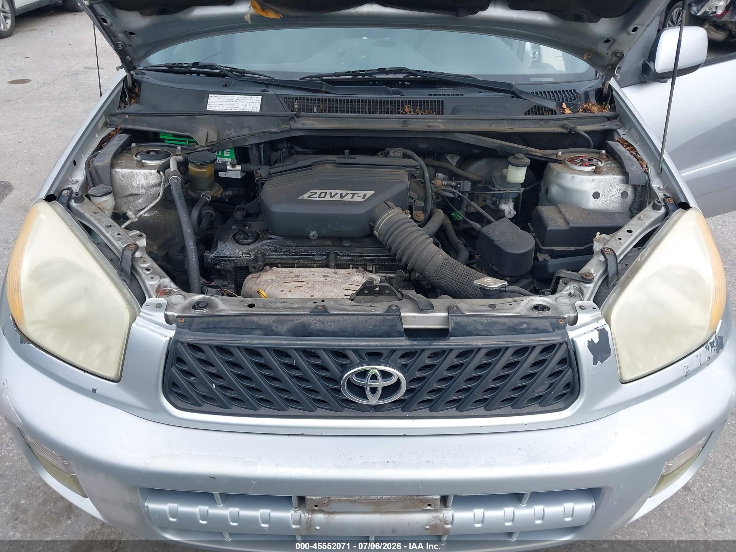 2003 Toyota Rav4   Silver vin: JTEHH20V036087799