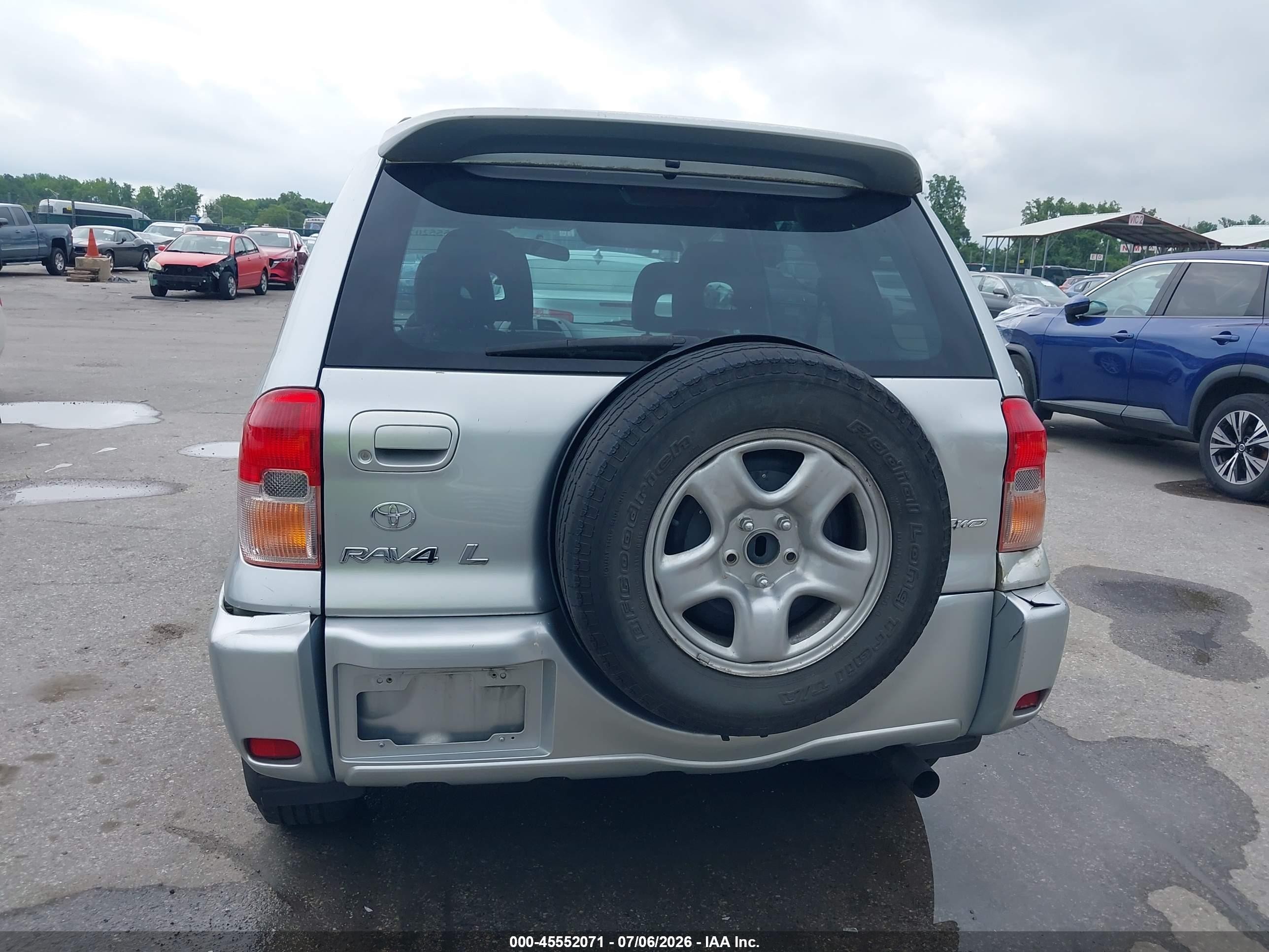 2003 Toyota Rav4   Silver vin: JTEHH20V036087799