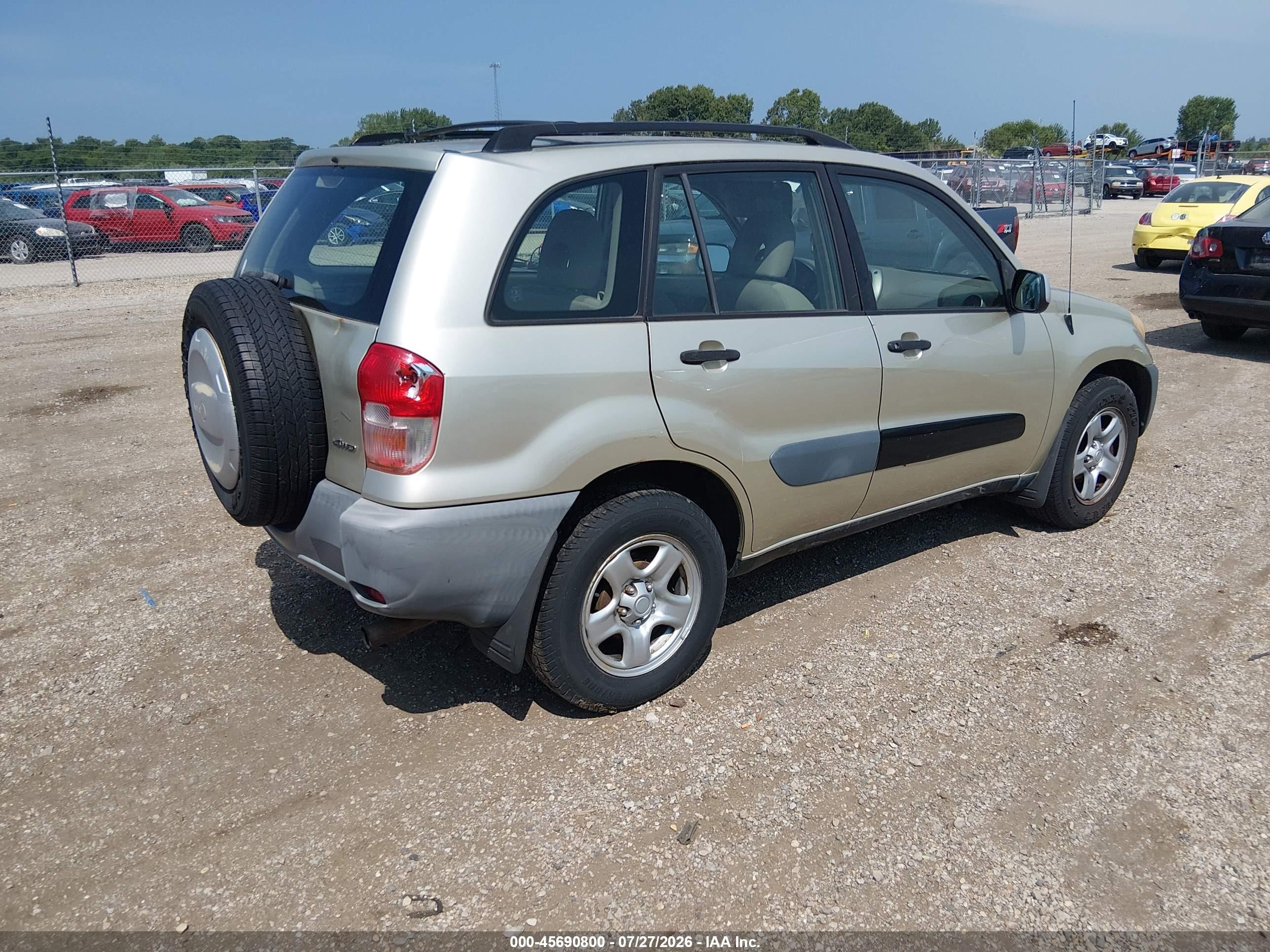2001 Toyota Rav4   Tan vin: JTEHH20V110081008