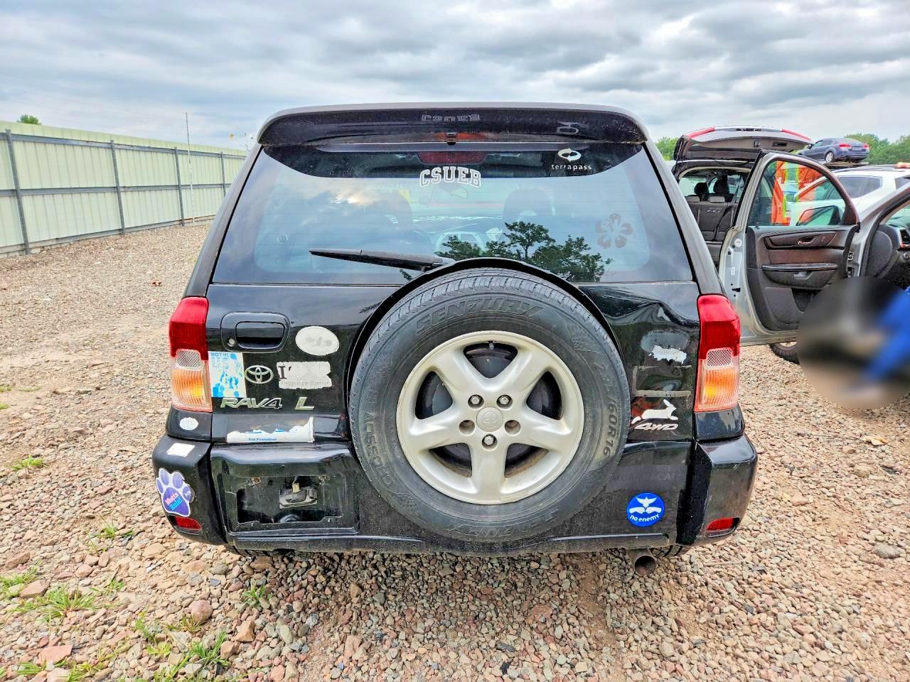 2002 Toyota Rav4 Base Black vin: JTEHH20V120160406