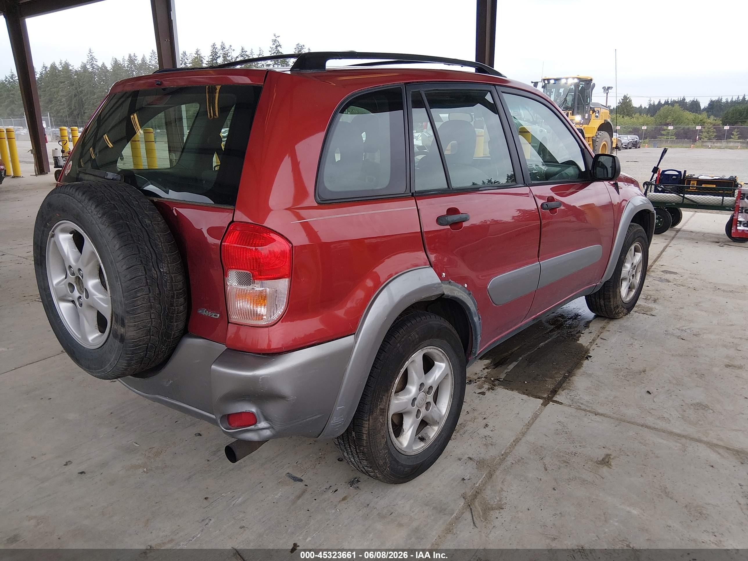 2003 Toyota Rav4 Red vin: JTEHH20V130229192