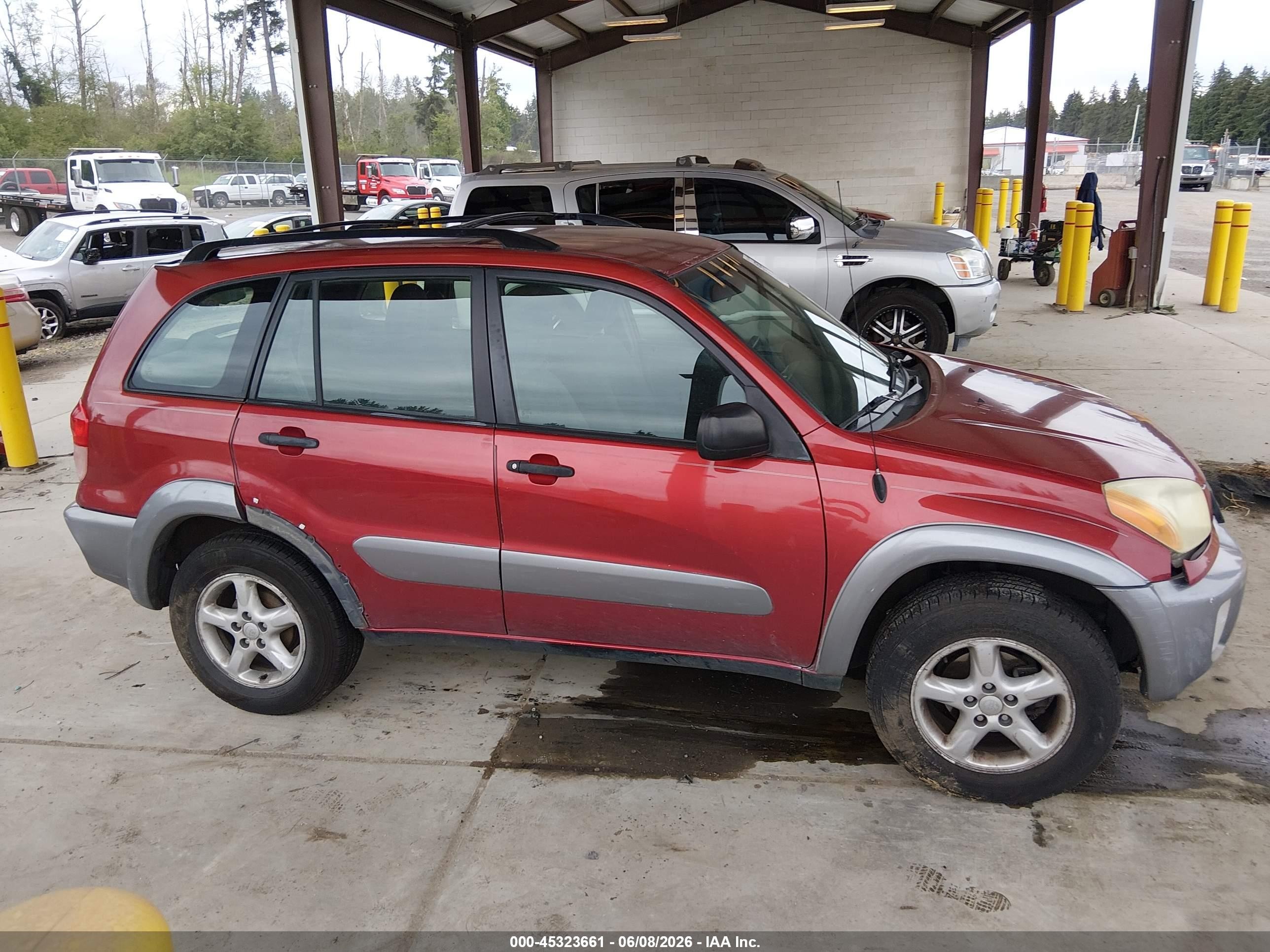 2003 Toyota Rav4 Red vin: JTEHH20V130229192