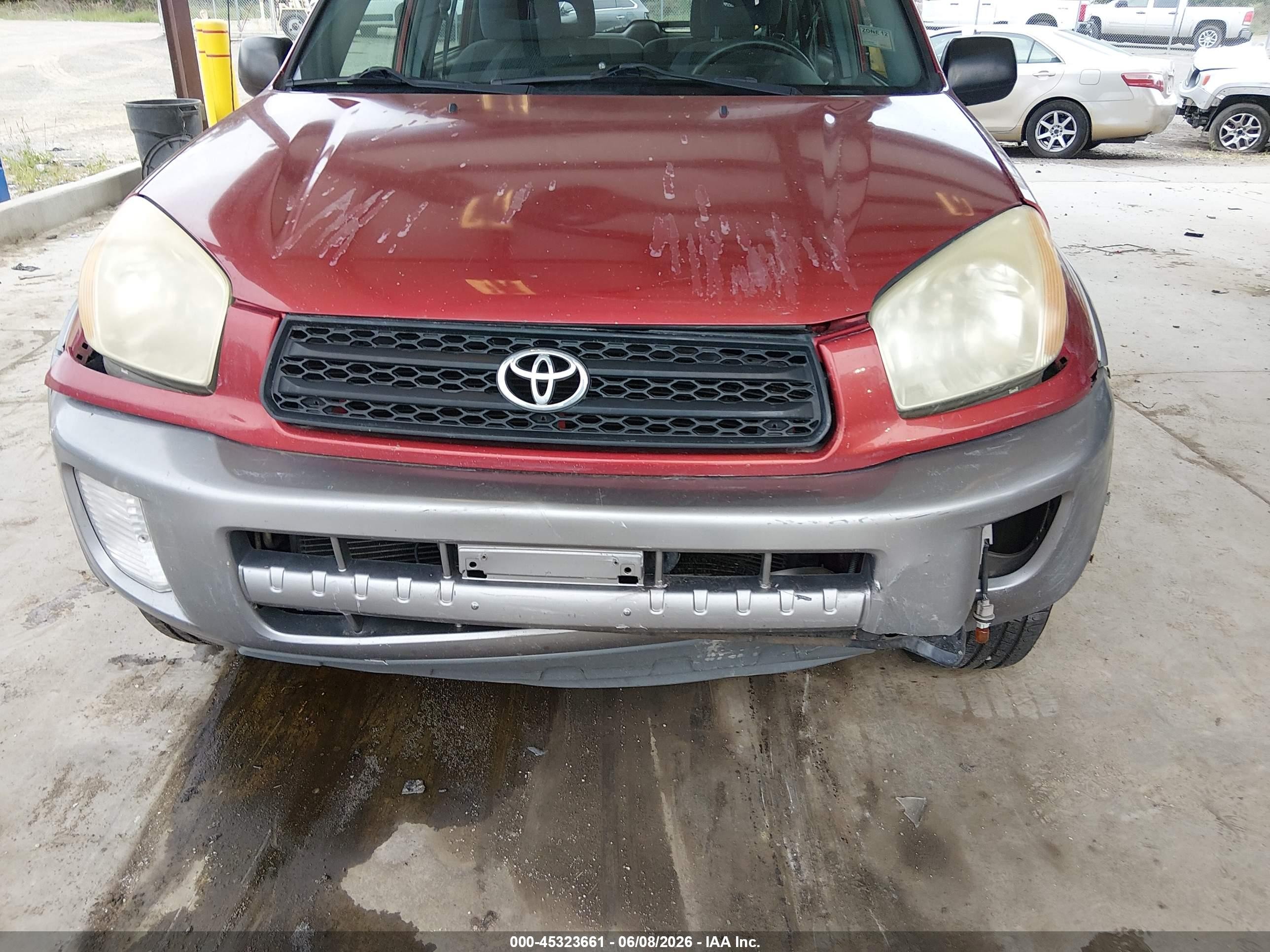 2003 Toyota Rav4 Red vin: JTEHH20V130229192