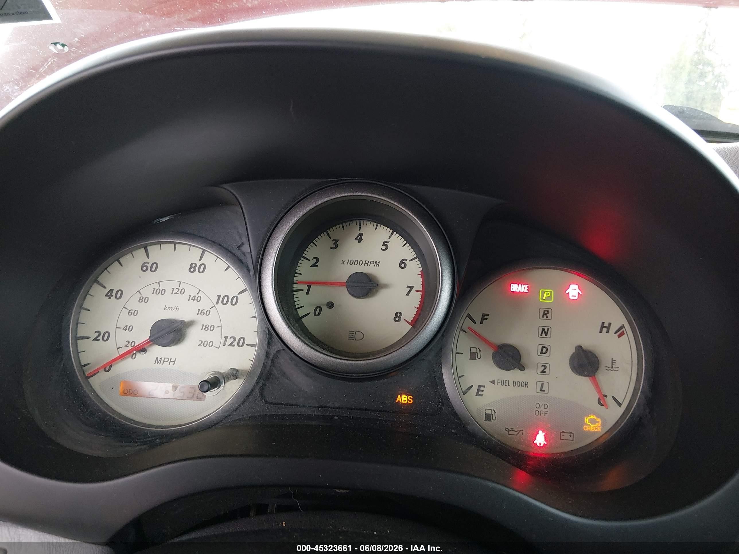 2003 Toyota Rav4 Red vin: JTEHH20V130229192