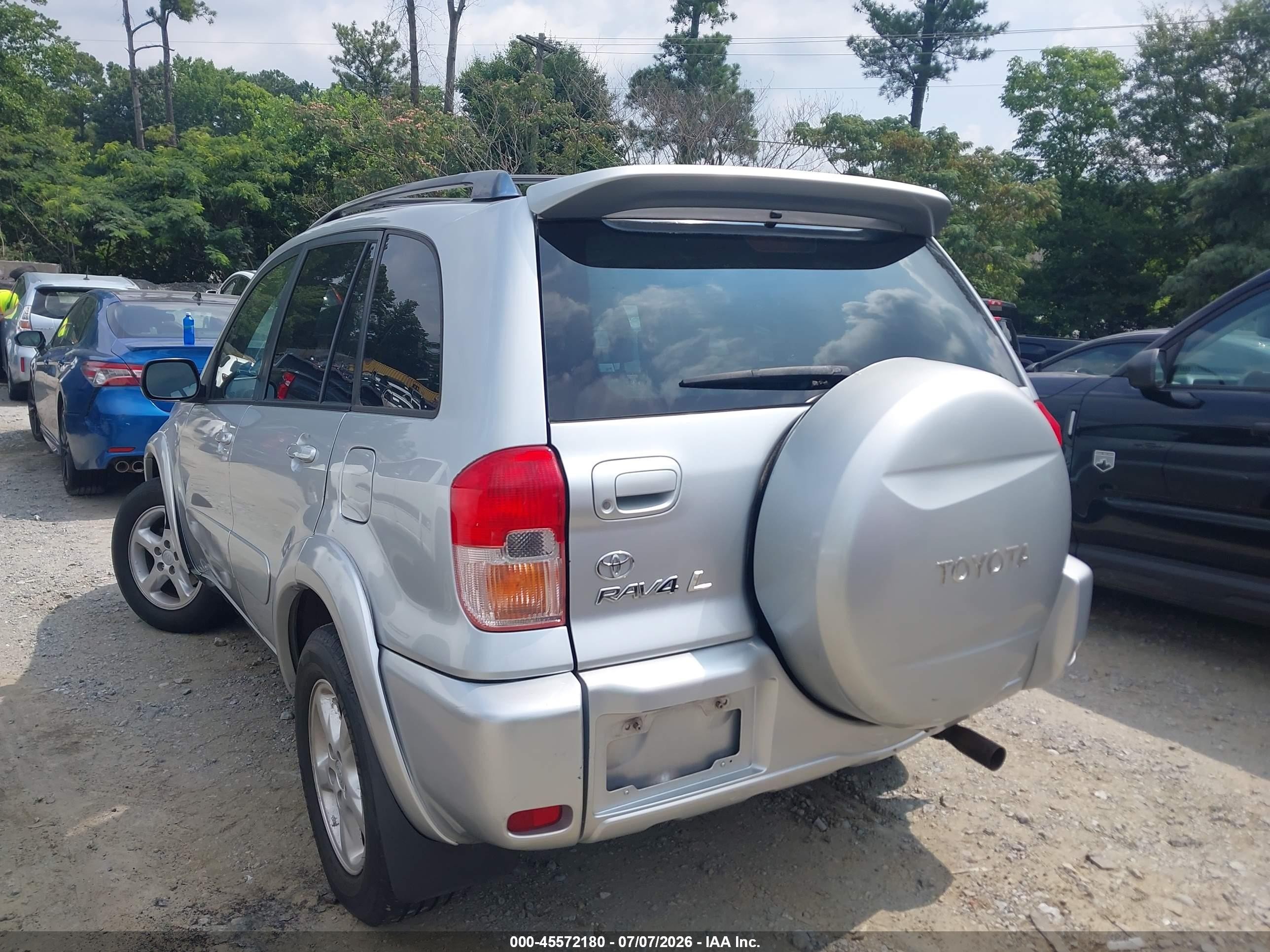2003 Toyota Rav4   Silver vin: JTEHH20V136076732